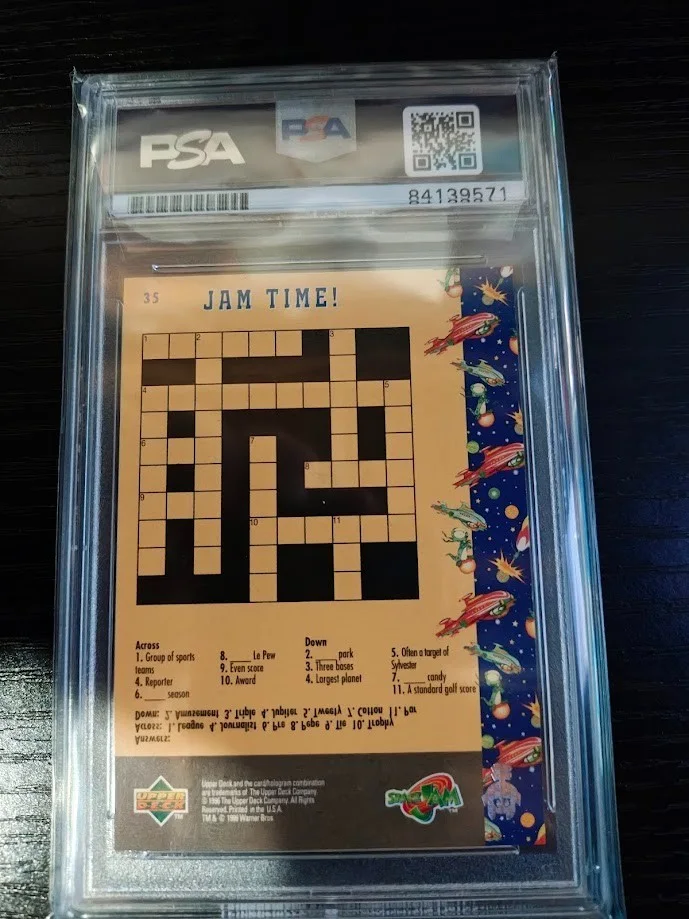 BILLY WEST — BILLY WEST Signed Space Jam Trading Card PSA/DNA Voice Of Bugs & Many Others, image 2