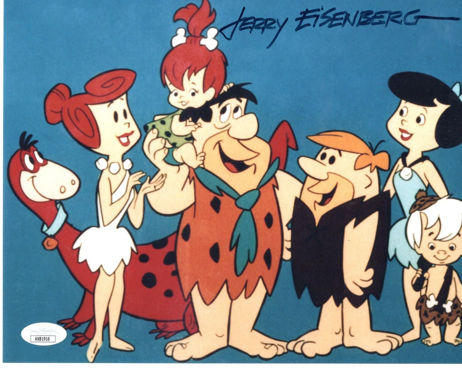 Jerry Eisenberg — Jerry Eisenberg signed 8x10 Photo Artist - The Flintstones JSA Authentication