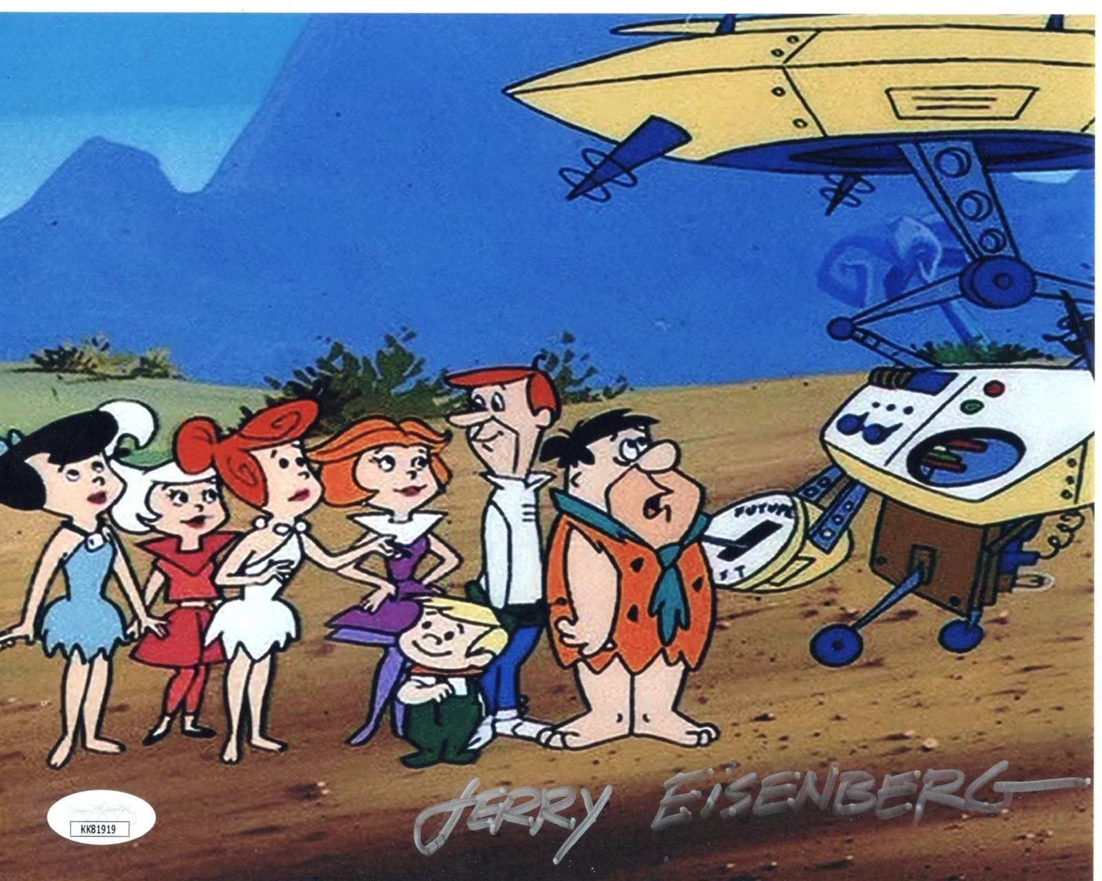Jerry Eisenberg — Jerry Eisenberg signed 8x10 Photo Artist - The Jetsons, The JSA Authentication
