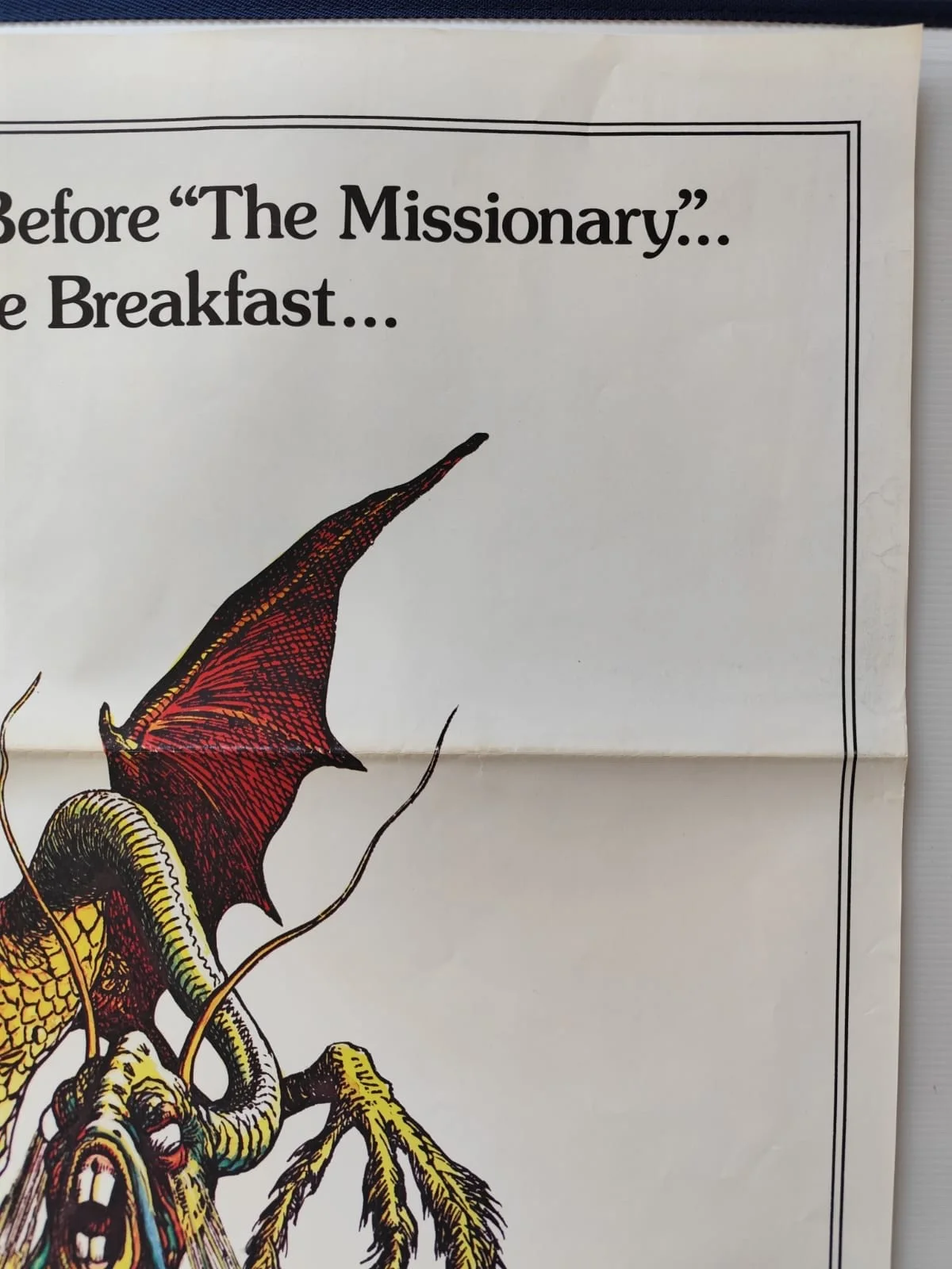 🎯 Jabberwocky (1980s Re‑Release) Original One Sheet Poster – Tri‑Folded, image 3