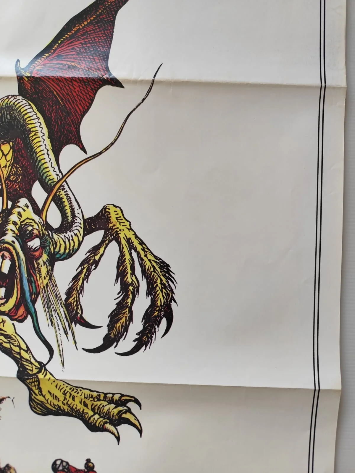 🎯 Jabberwocky (1980s Re‑Release) Original One Sheet Poster – Tri‑Folded, image 4
