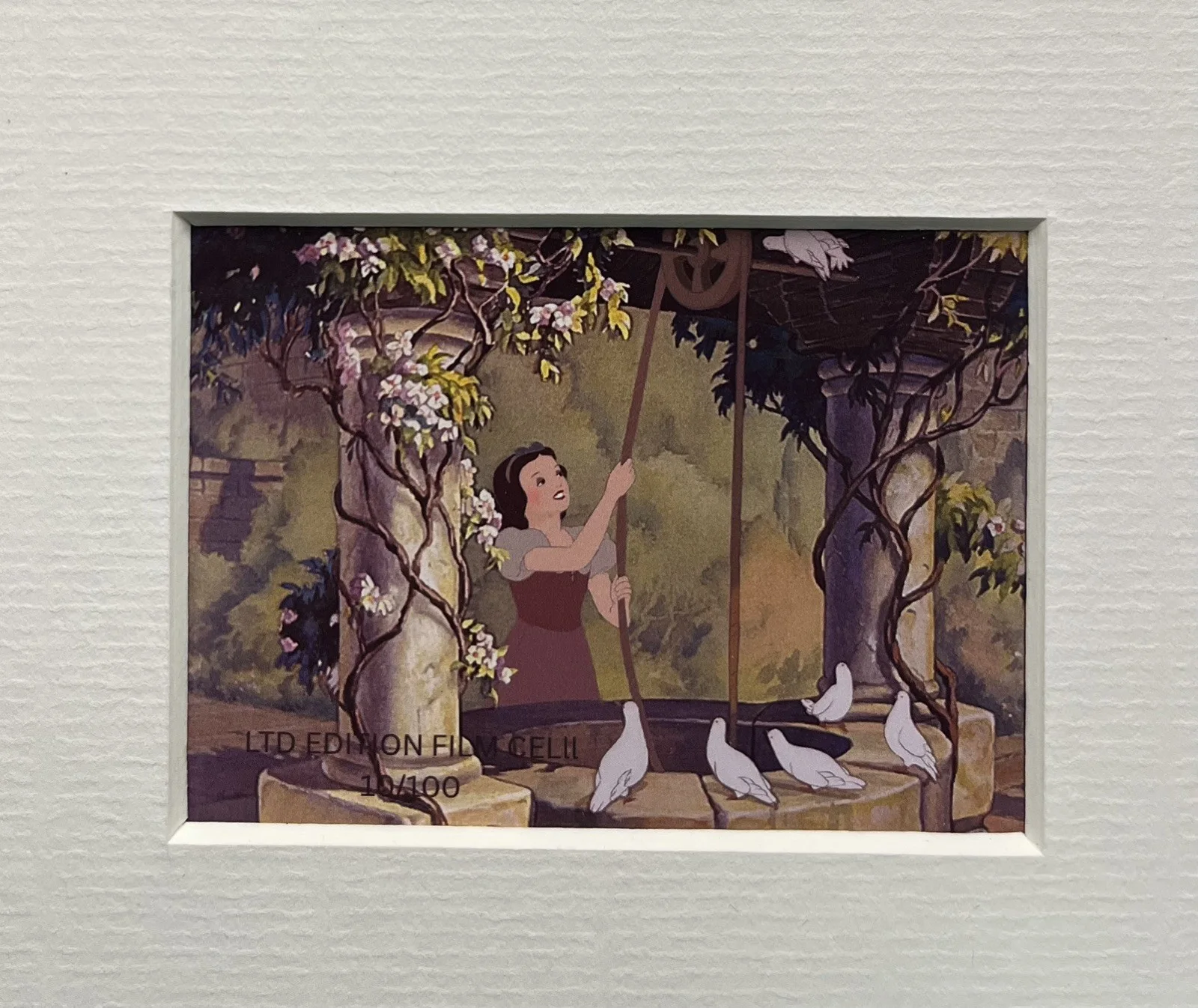 SNOW WHITE . And the Seven Dwarfs. 35mm Film Cell Mounted Display, изображение 2