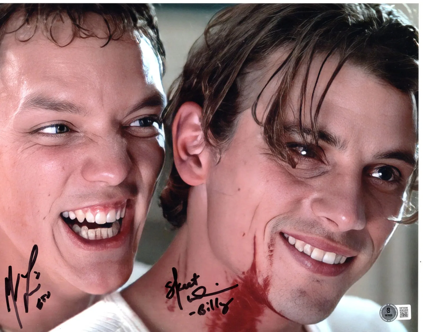 Matthew Lillard & Skeet Ulrich — Matthew Lillard & Skeet Ulrich signed 11x14 Photo Stu Billy Scream Beckett
