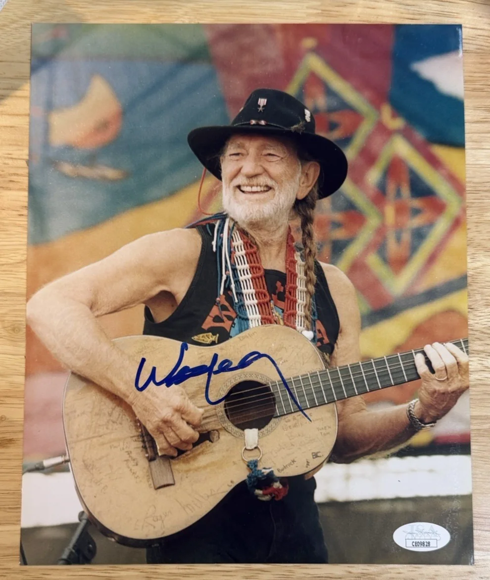 Willie Nelson Signed 8x10 Photo Autographed JSA Certified COA Outlaw Country, изображение 2