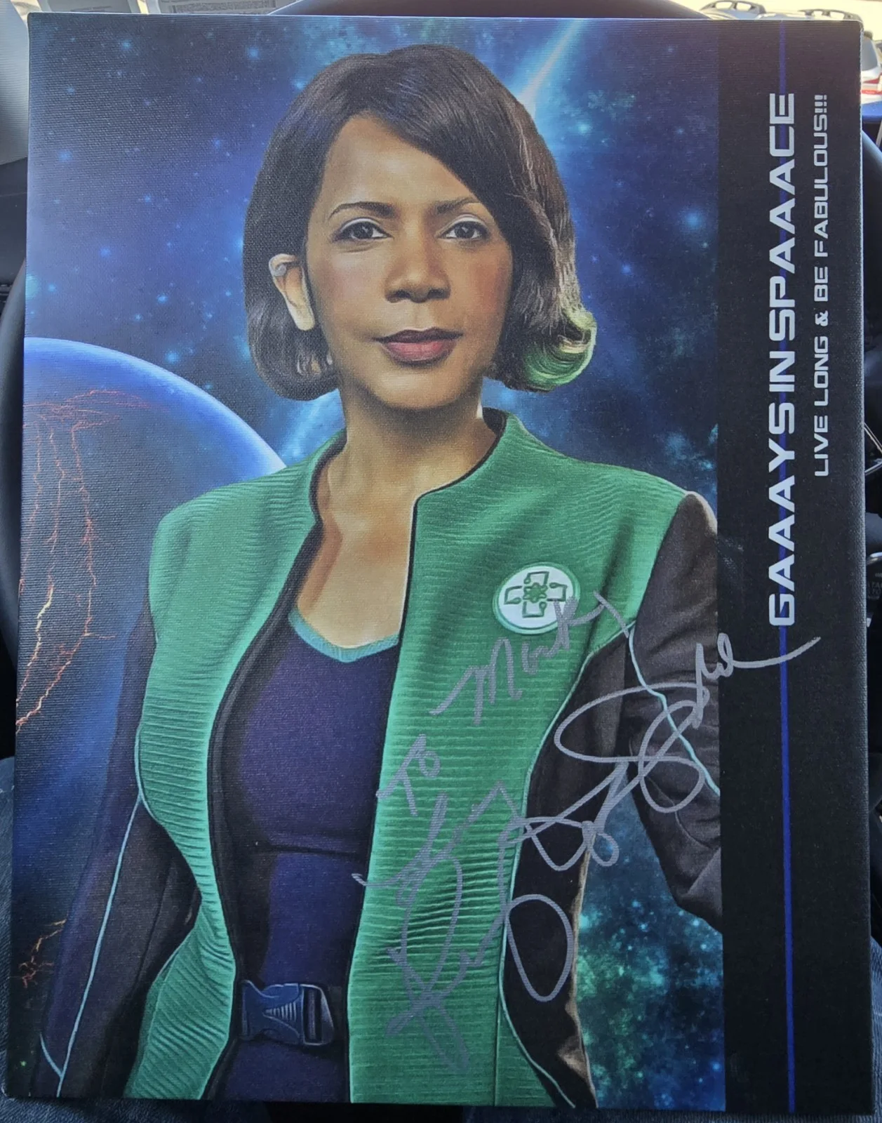 Penny Johnson Jerald — Penny Johnson Jerald Signed 11x14 Canvas Print Dr Claire Finn Orville Comic Con, image 5