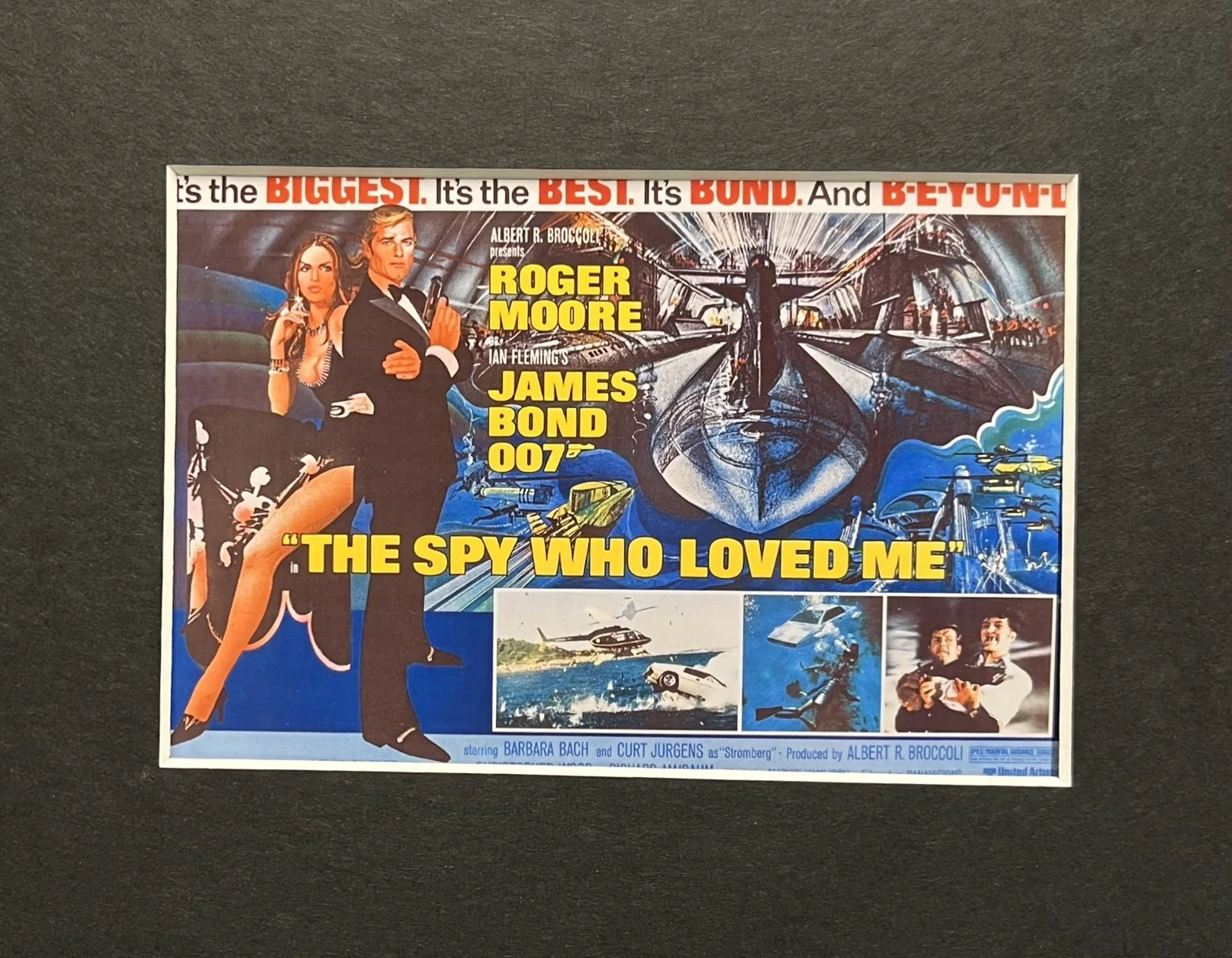 007 JAMES BOND. LIVE AND LET DIE. 35mm Film Cell Mounted Display, image 3