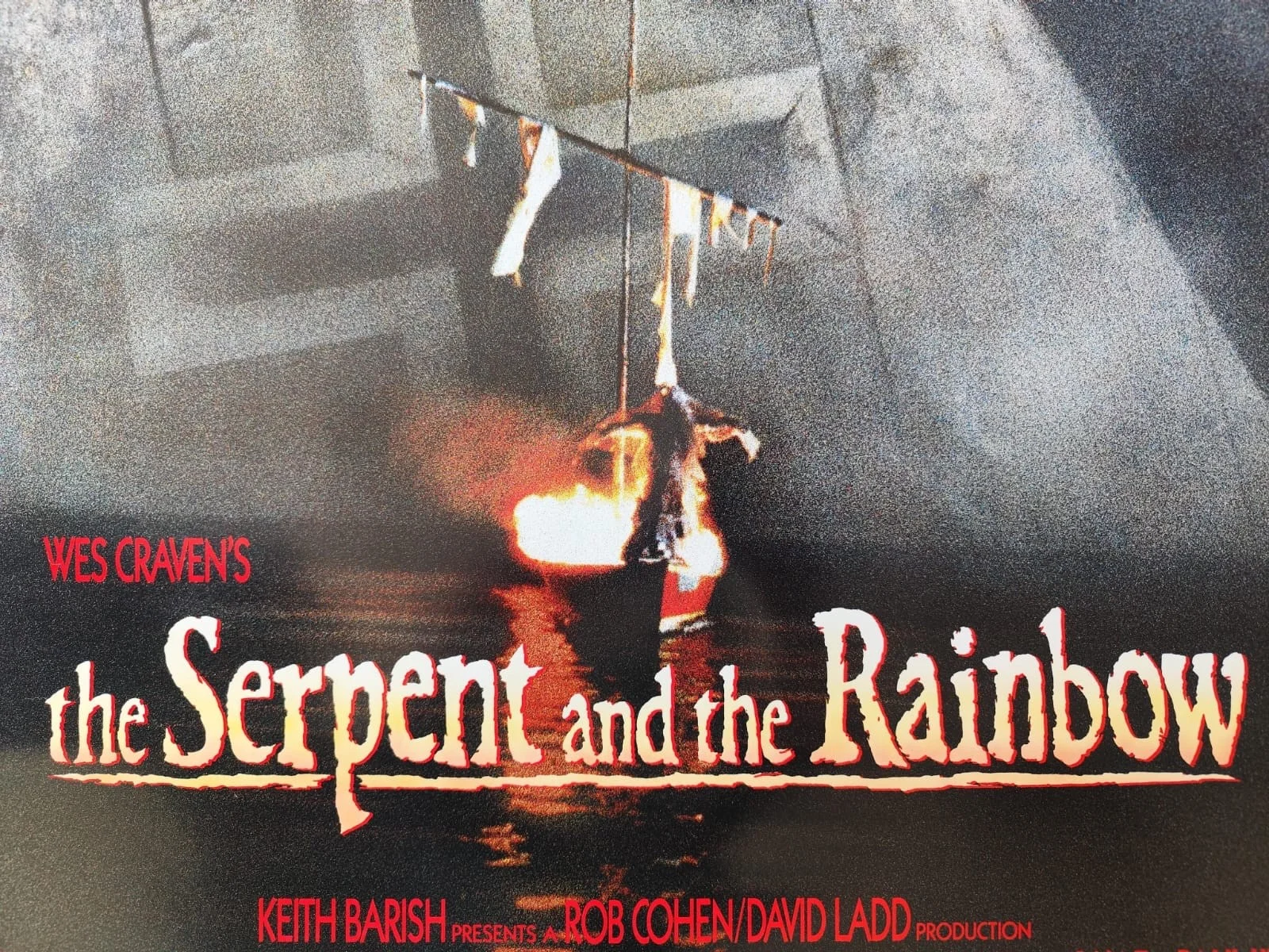 🎯 Serpent & the Rainbow (1988) Original One Sheet Poster – Unfolded – Excellent, изображение 5