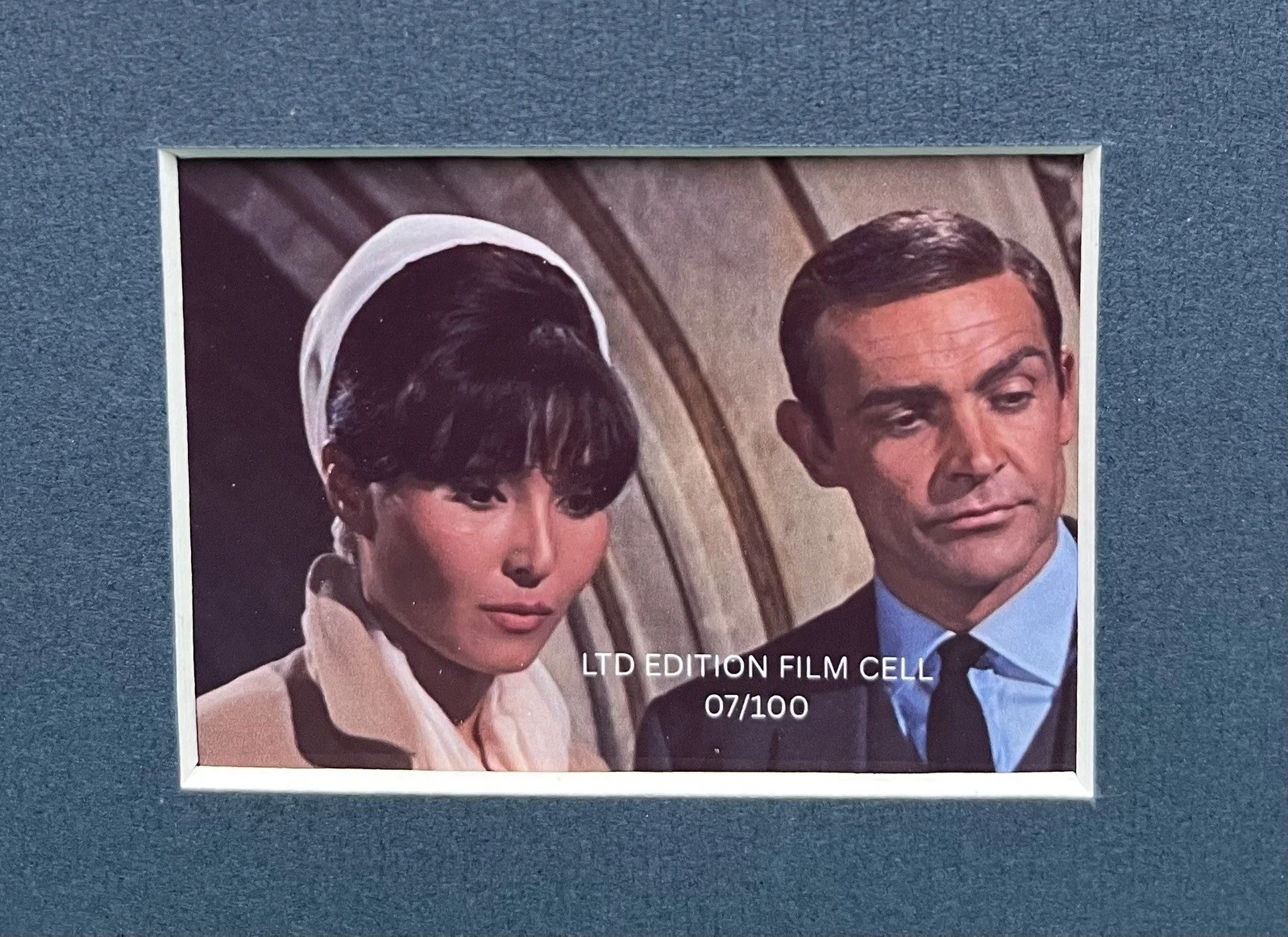 007 JAMES BOND. THUNDERBALL. 35mm Film Cell Mounted Display, image 2