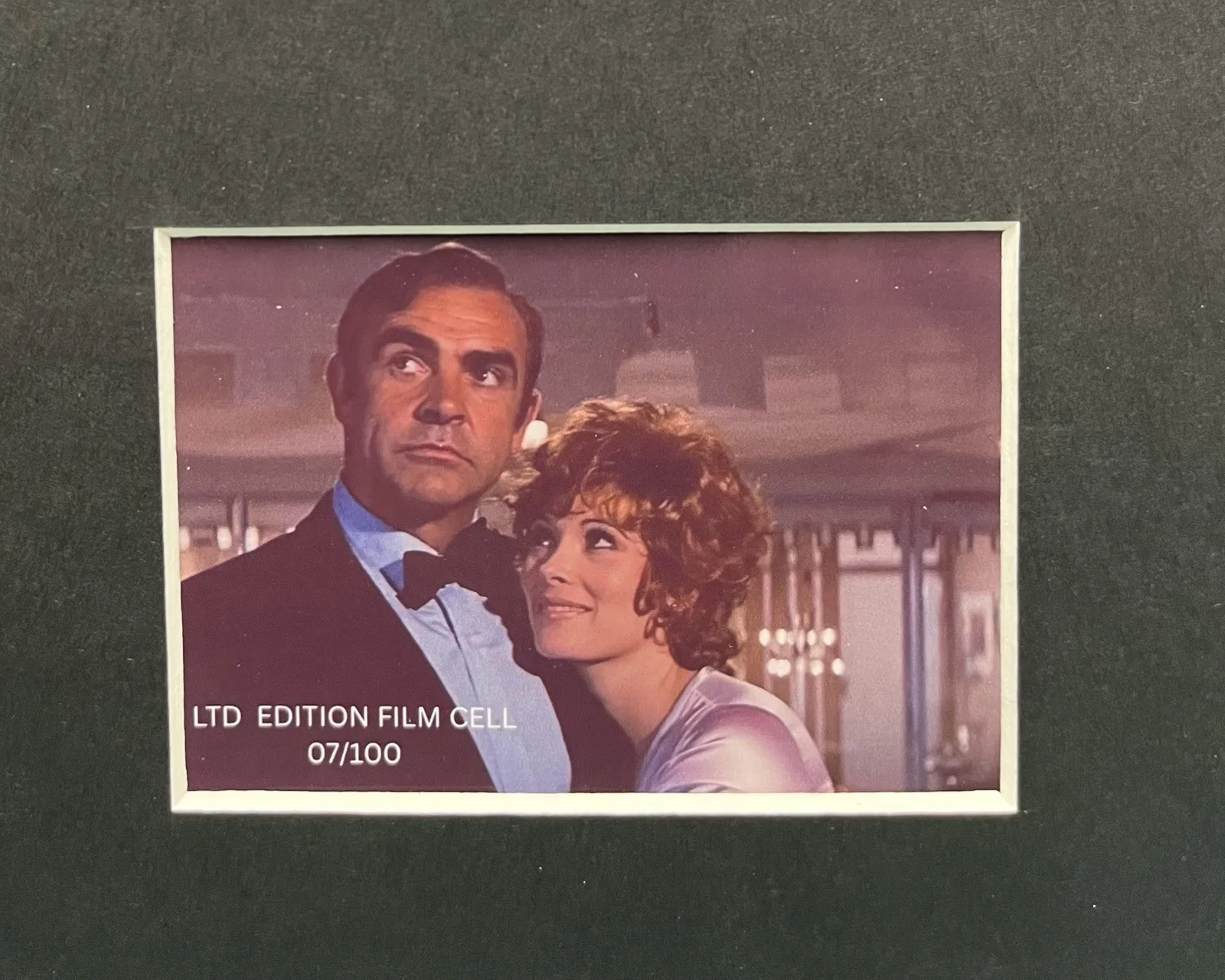 007 JAMES BOND. DIAMONDS ARE FOREVER. 35mm Film Cell Mounted Display, image 2
