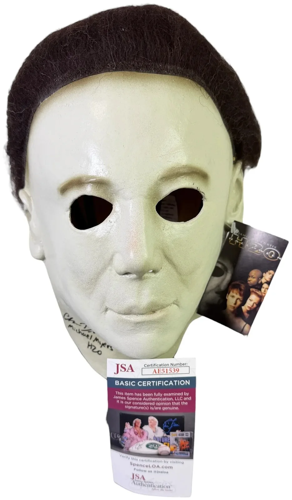 Chris Durand — Chris Durand signed Michael Myers Mask - Halloween H20 JSA Authentication, image 2