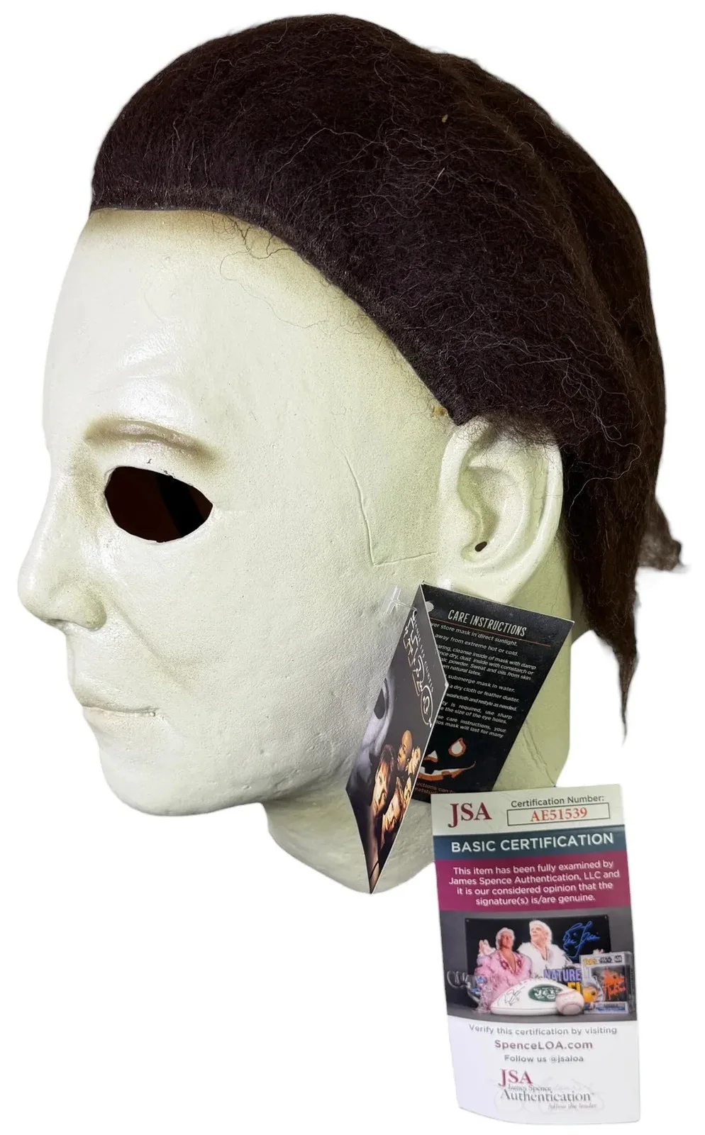 Chris Durand — Chris Durand signed Michael Myers Mask - Halloween H20 JSA Authentication, image 3