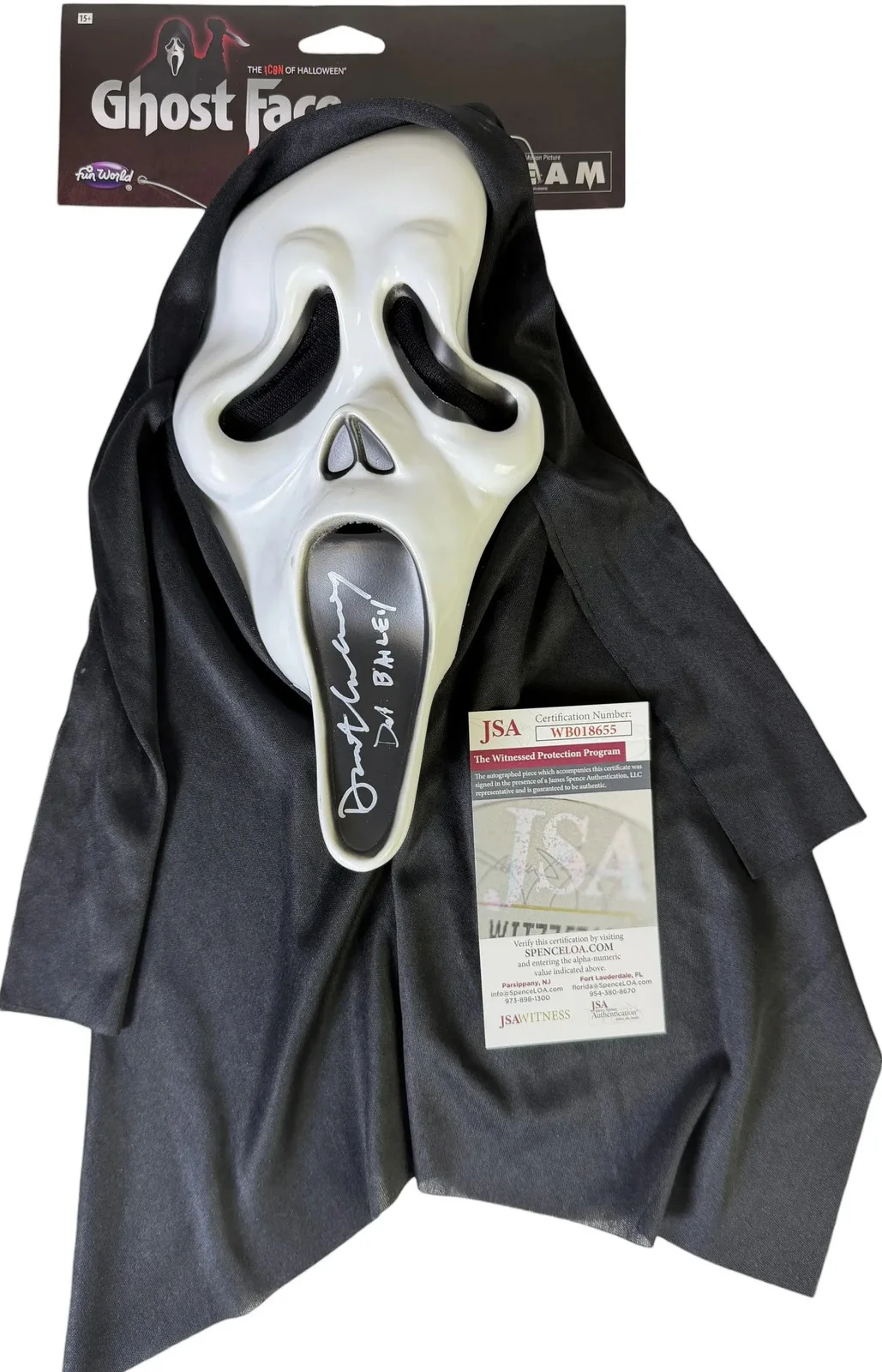 Dermot Mulroney — Dermot Mulroney Signed Ghostface Detective Bailey Scream VI JSA COA