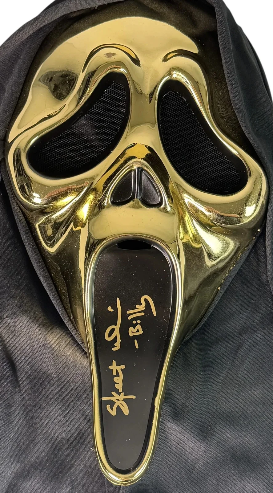 Skeet Ulrich — Skeet Ulrich signed Mask Golden Ghostface Billy Loomis Scream Beckett, изображение 2
