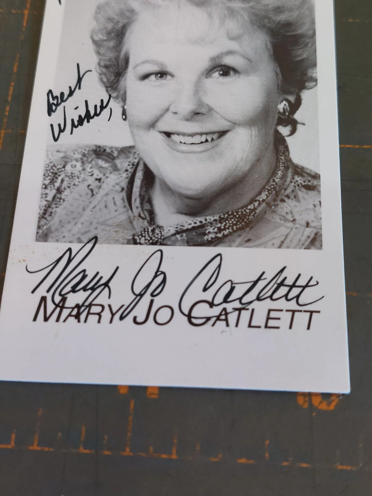 Mary Jo Catlett — MARY JO CATLETT MRS. PUFF Hand Signed Autograph Photo Card Personalized, изображение 2