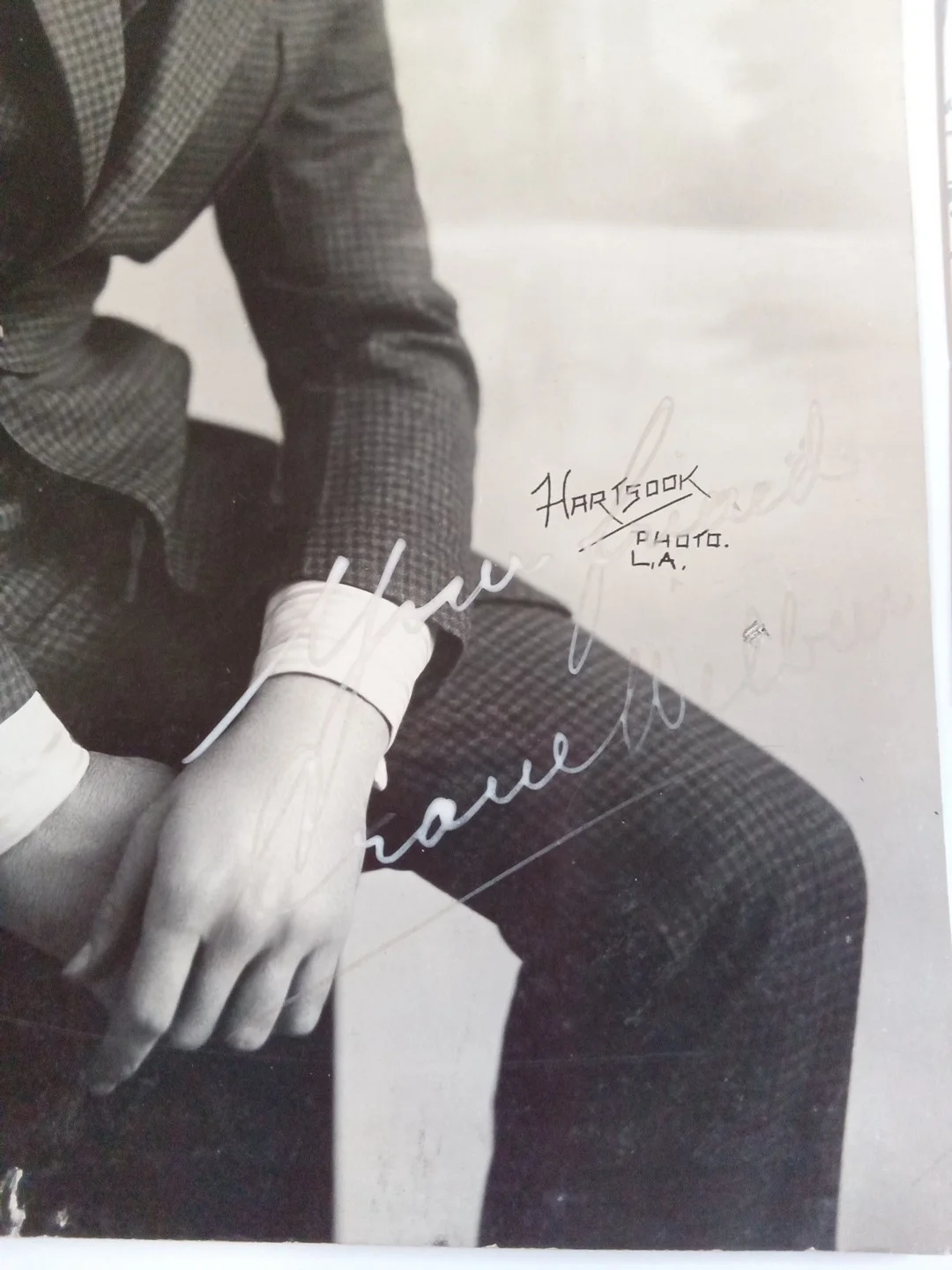 Crane Wilbur — Crane Wilbur Silent Film Signed 7.25x9.5 Vintage Photo JSA, изображение 3