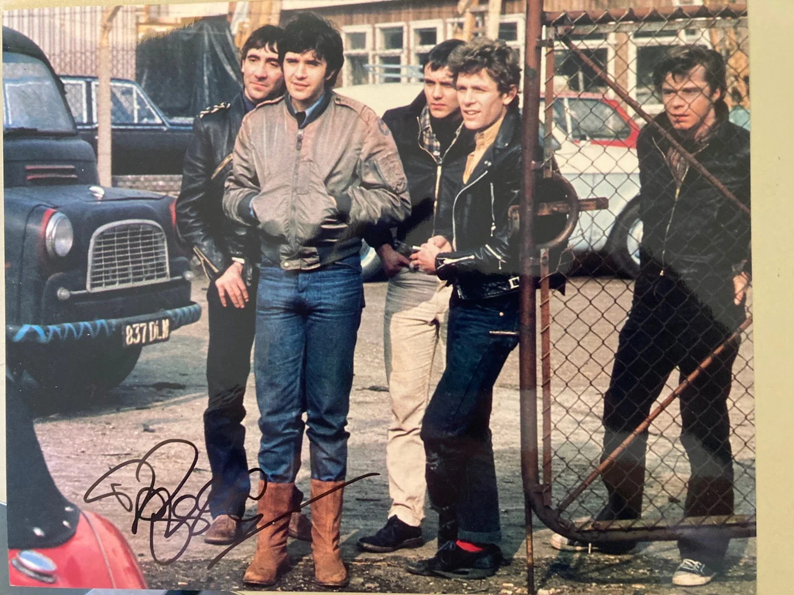 David Essex & Keith Moon 1974 Stardust signed 8x10 glossy by Essex With/COA/Wow, изображение 2