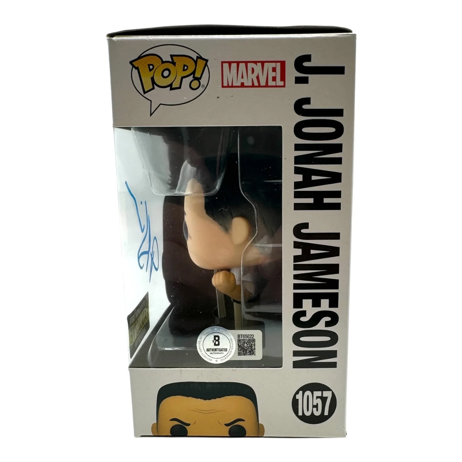 JK Simmons — JK Simmons Signed Autograph Spider-Man Funko Pop 1057 Beckett J Jonah Jameson, image 2