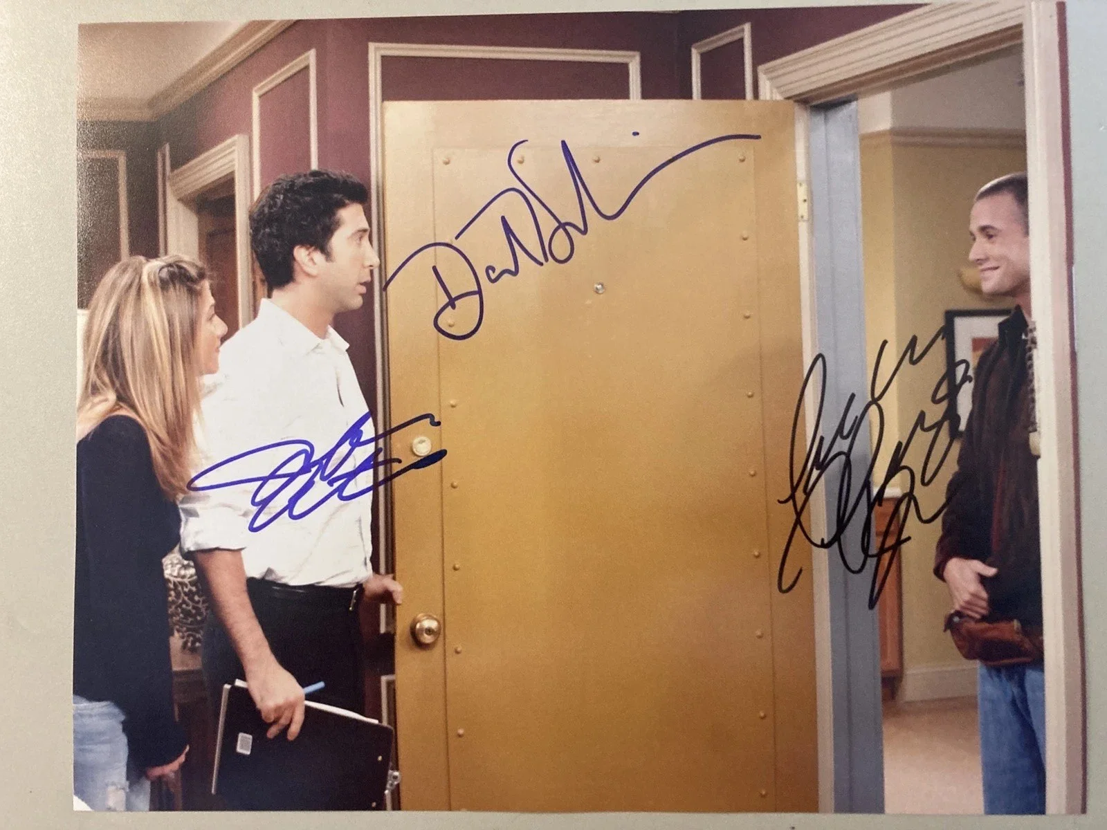 Jennifer Aniston,David Swimmer,Freddie Prince Jr. Signed 8x10 Glossy With/COA/@@, image 2