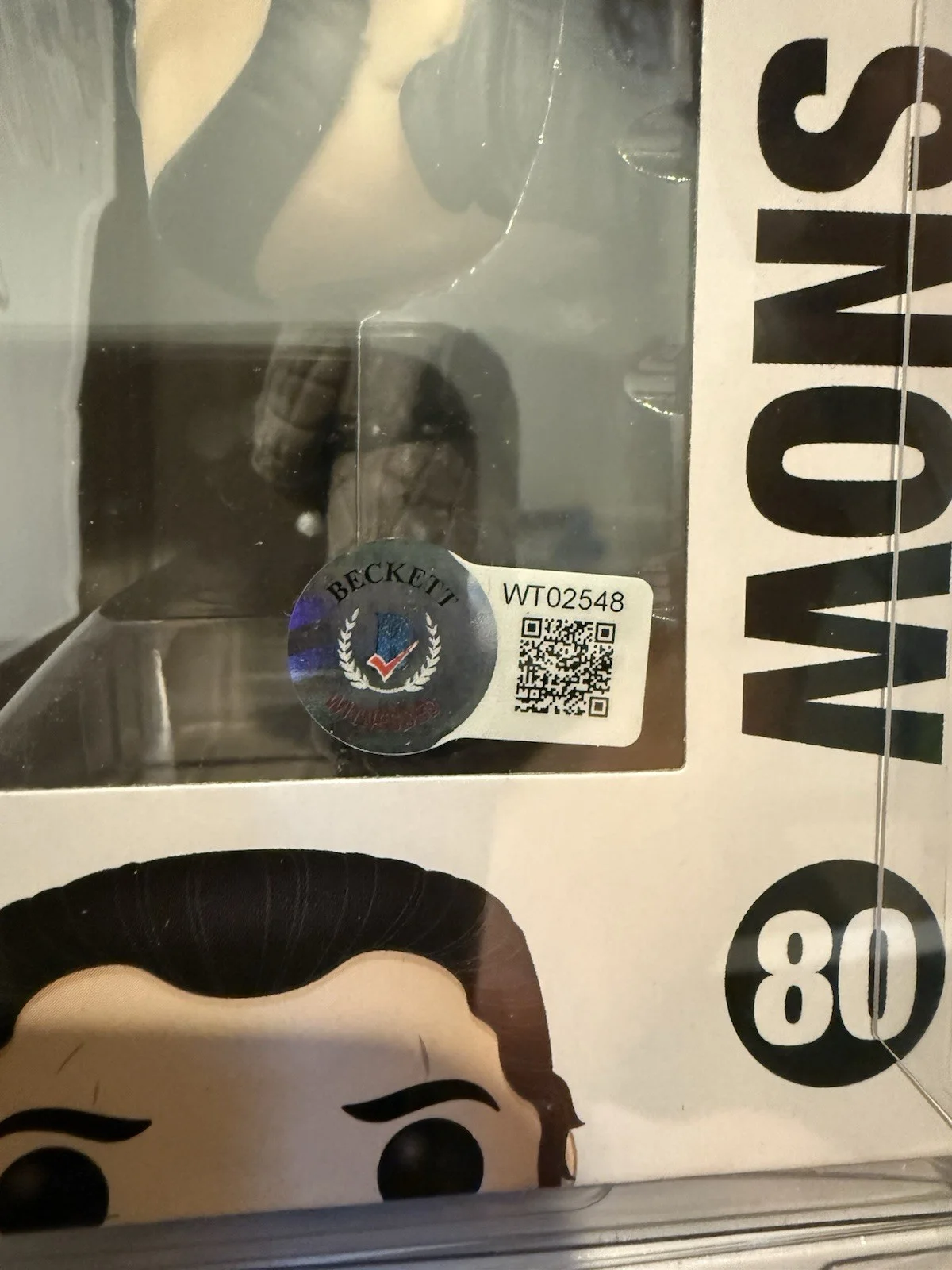 Jon Snow — Funko Pop Game of Thrones Jon Snow Autographed Beckett Authenticated Figure, image 2
