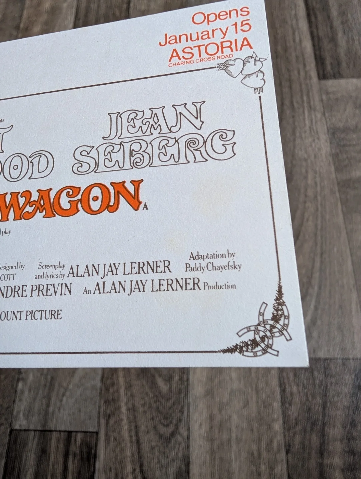 Original PAINT YOUR WAGON- Preview Ticket 1969, image 3