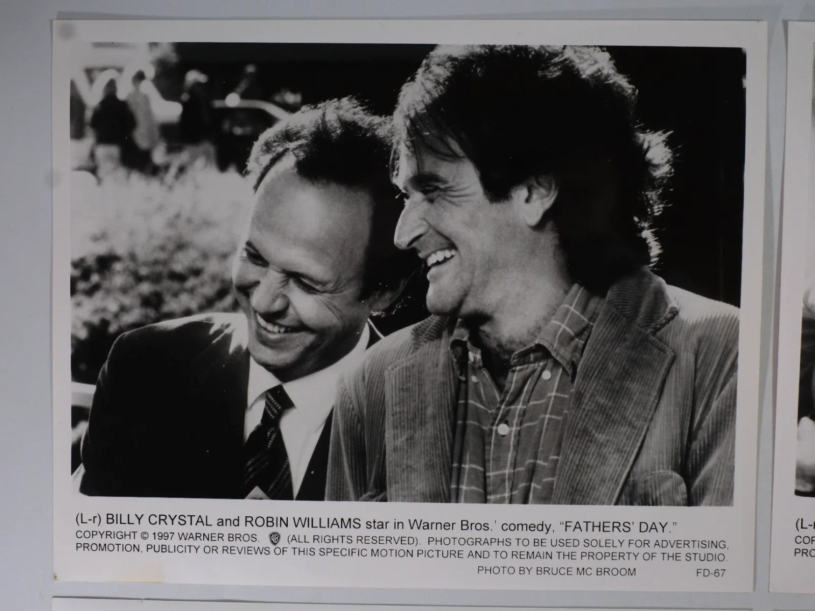 Vintage Film Lobby Cards - Fathers Day 1997 Robin Williams, image 5