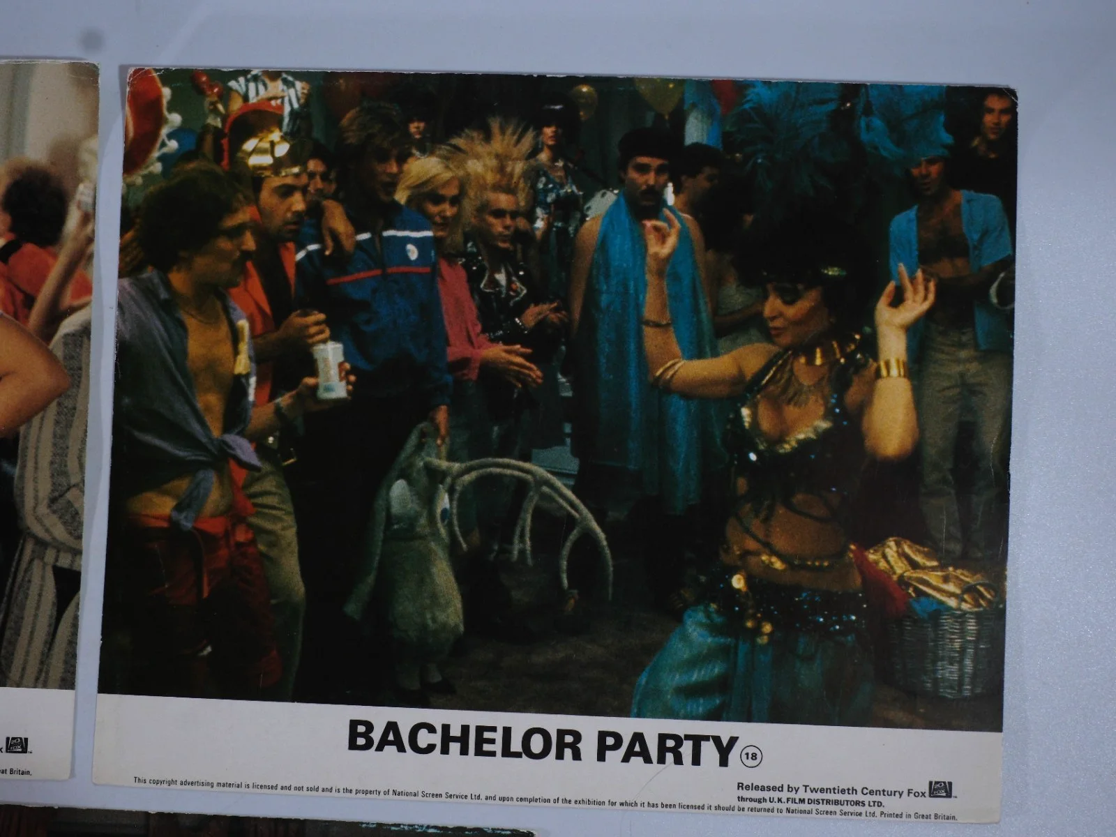 Vintage x3 Batchelor Party 1984 Lobby Cards, image 3