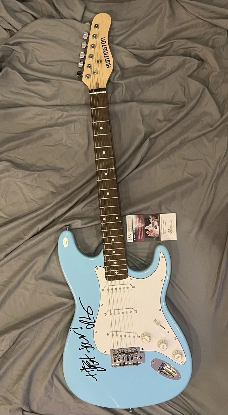 Kesha Signed Guitar JSA Authenticated, image 3