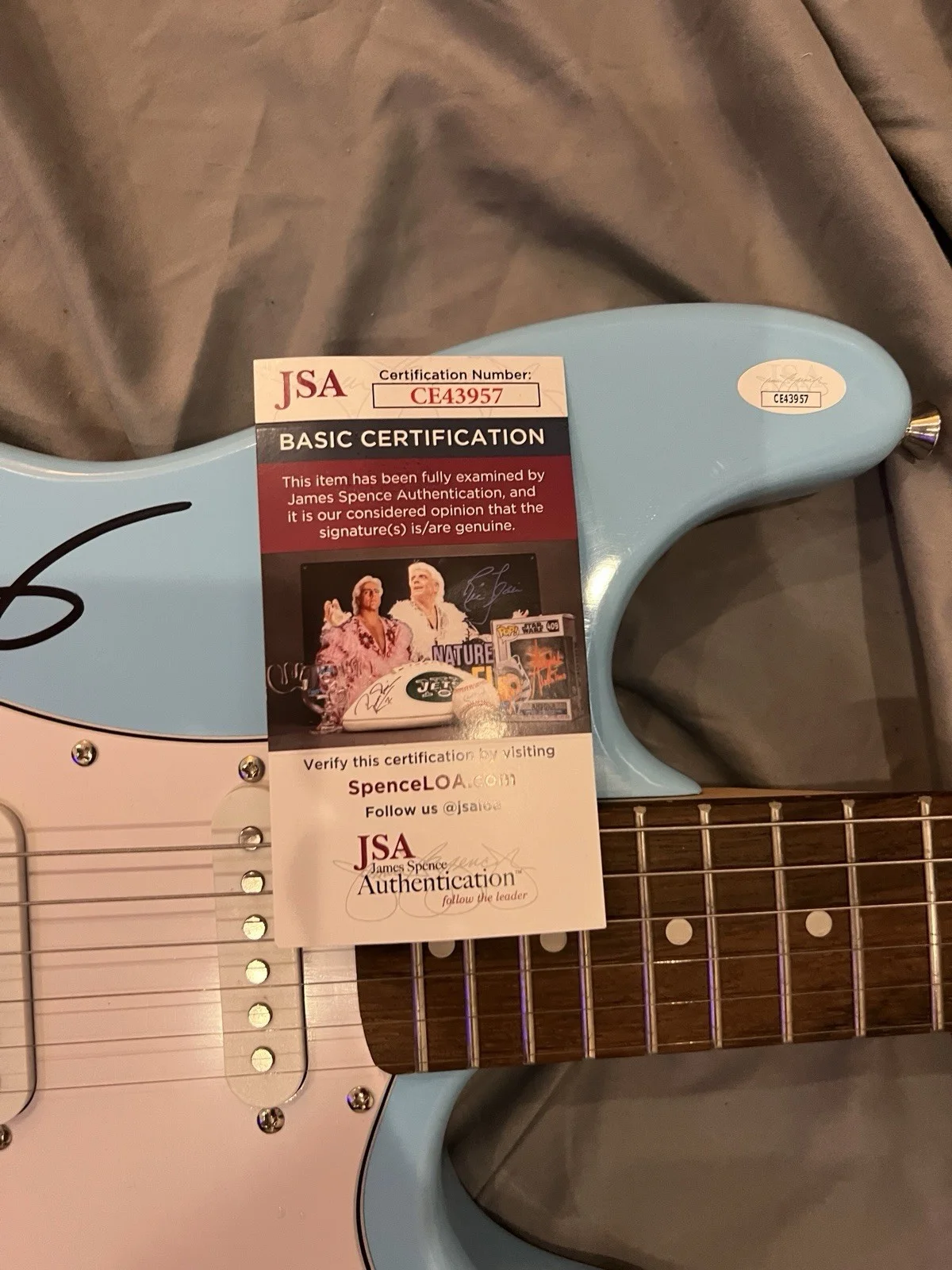 Kesha Signed Guitar JSA Authenticated, image 4