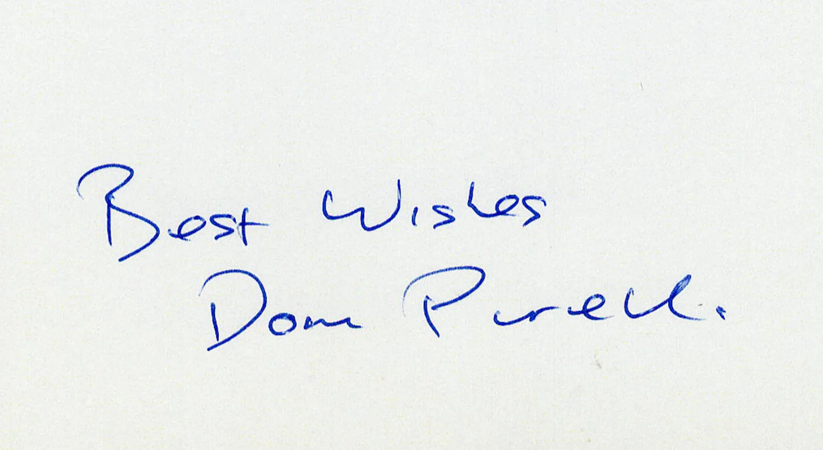Dominic Purcell — Dominic Purcell Prison Break Autographed Signed Greeting Card AMCo COA 2014, image 2