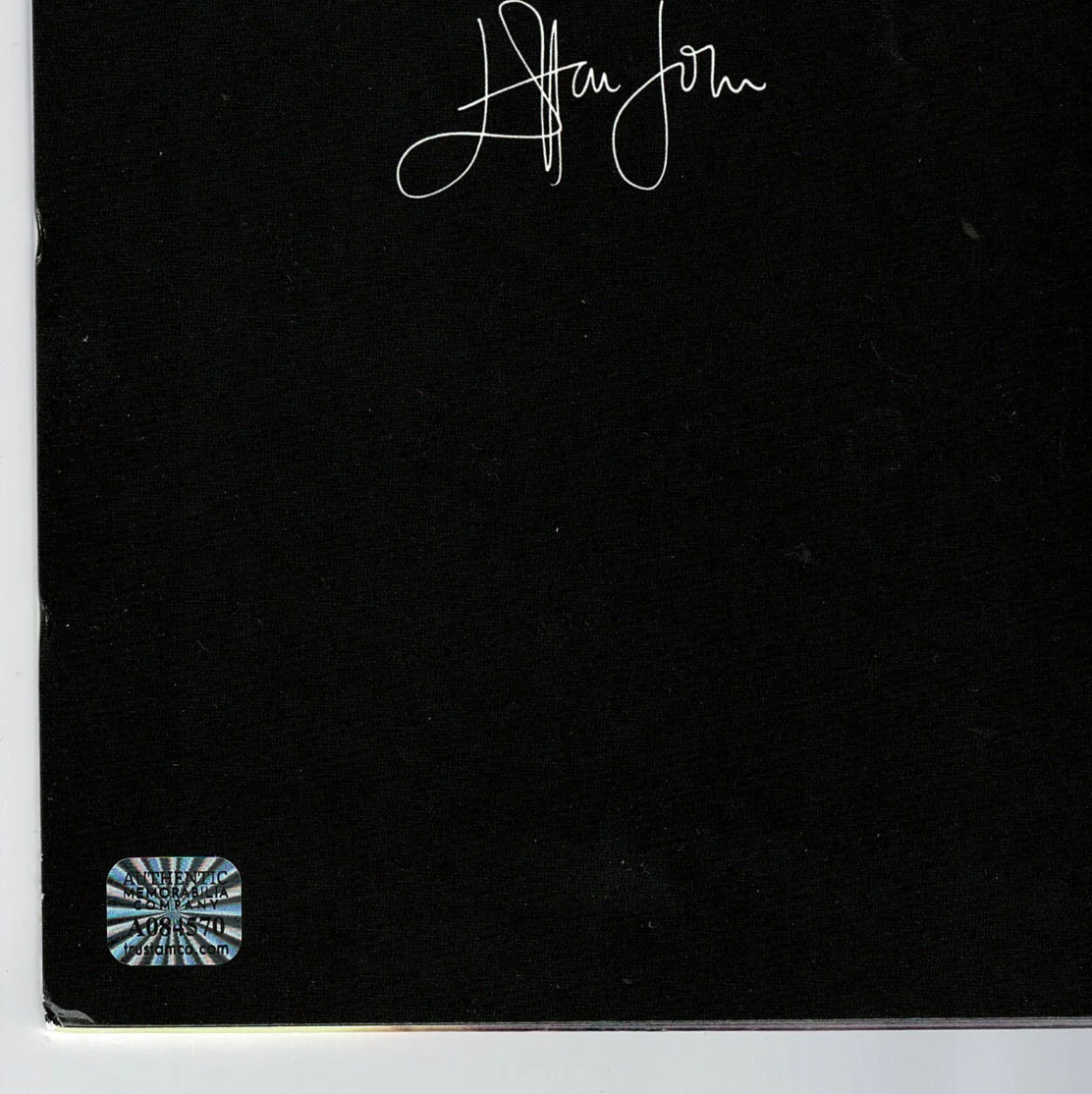 Taron Egerton — Taron Egerton Autographed Signed Rocketman Elton John Record Album AMCo COA 8572, изображение 3