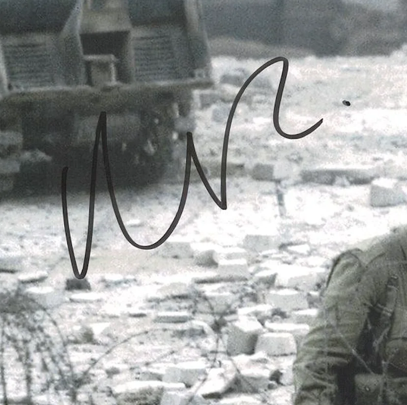 Matt Damon — Matt Damon Saving Private Ryan Autographed Signed 11x14 Photo AMCo COA 7662, image 2