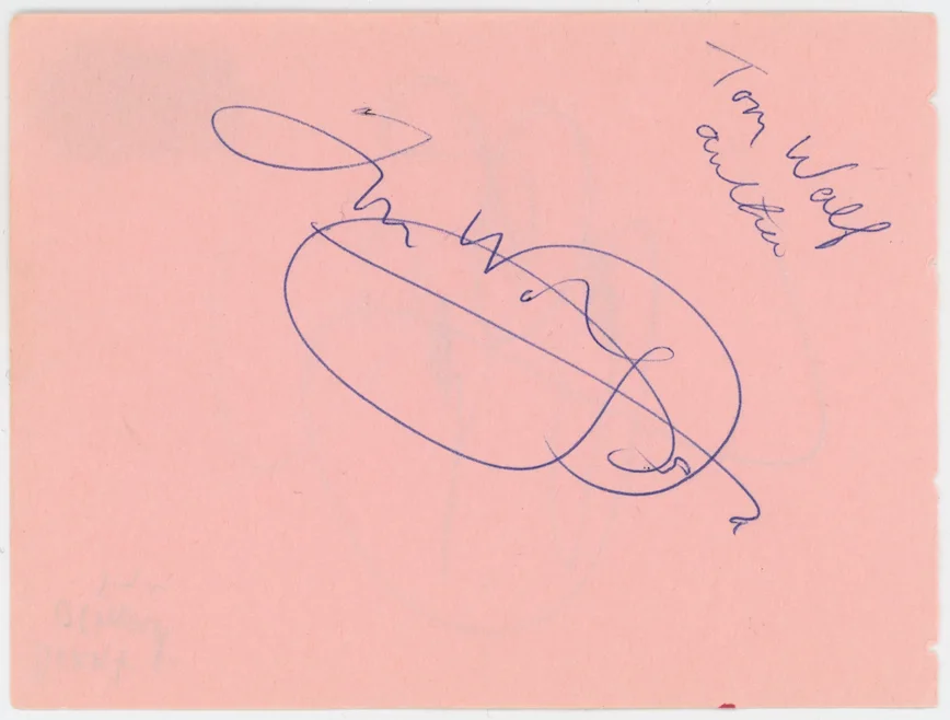 Donny Osmond & Tom Wolfe Autographed Signed Album Page Beckett BAS 29319, image 2