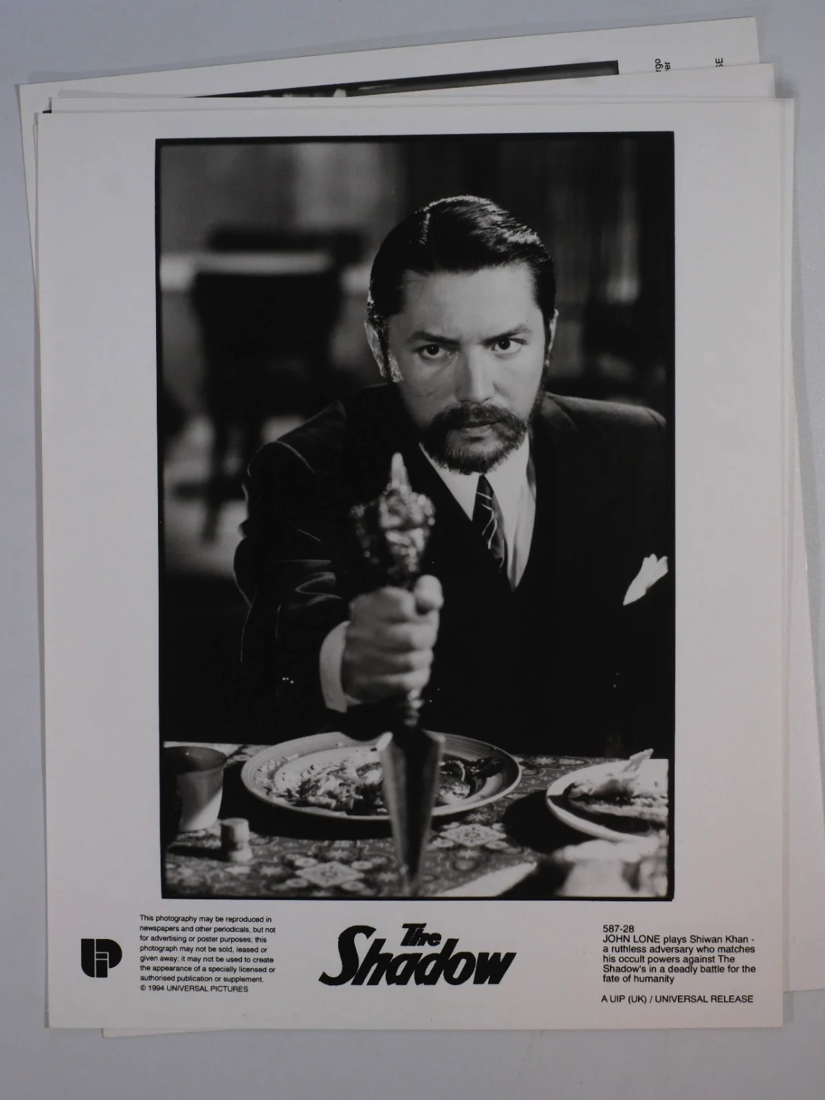 Vintage The Shadow x5 Lobby Cards + Original Flyer, image 5