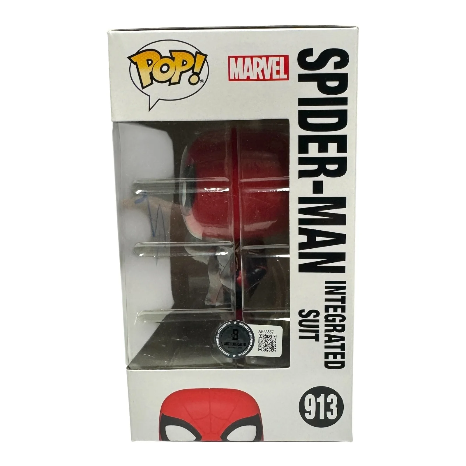 Tobey Maguire — Tobey Maguire Signed Autograph Spider-Man No Way Home Funko Pop 913 Beckett BAS, image 2