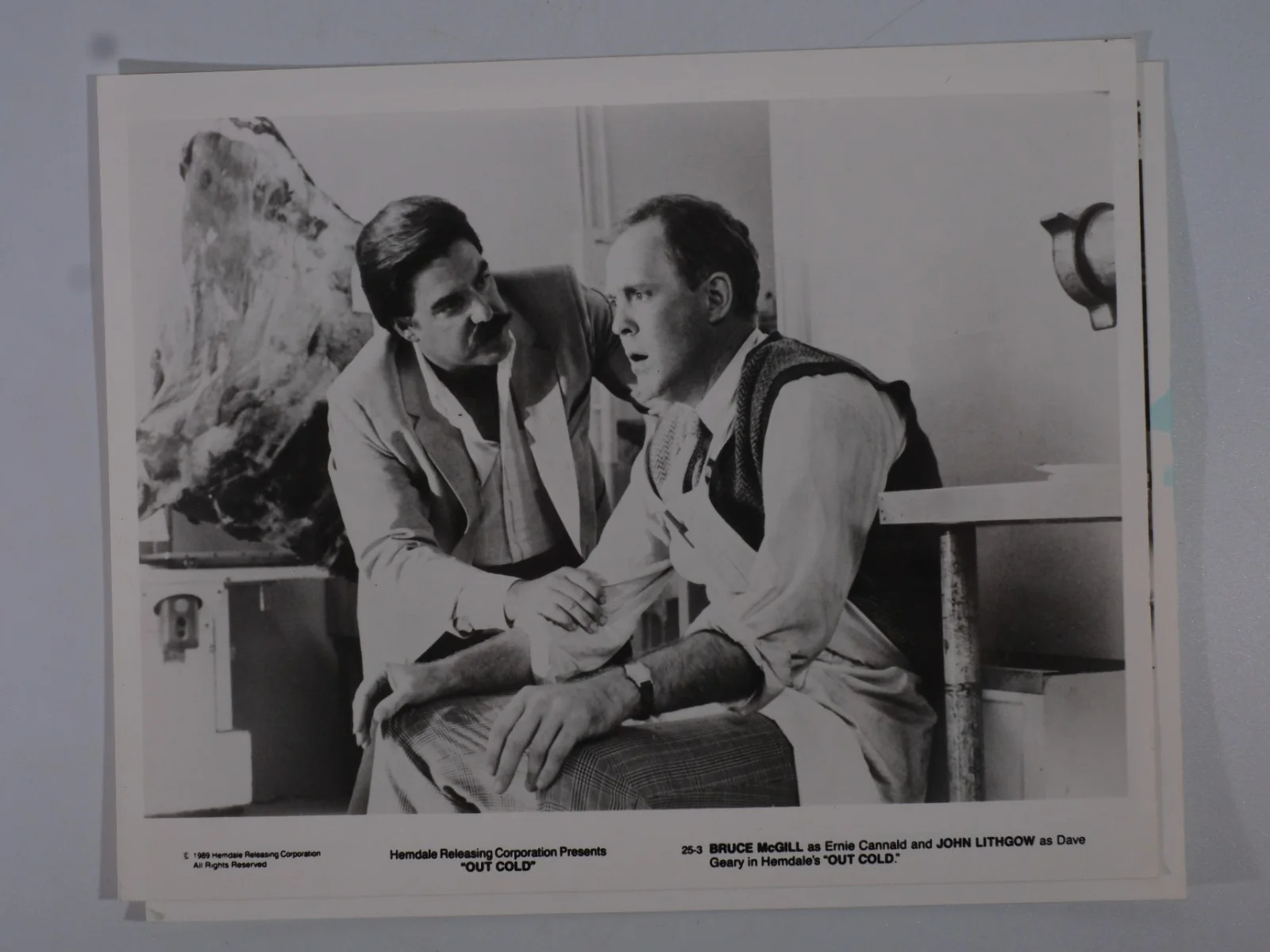 x5 Vintage Out Cold Lobby Cards John Lithgow, image 4