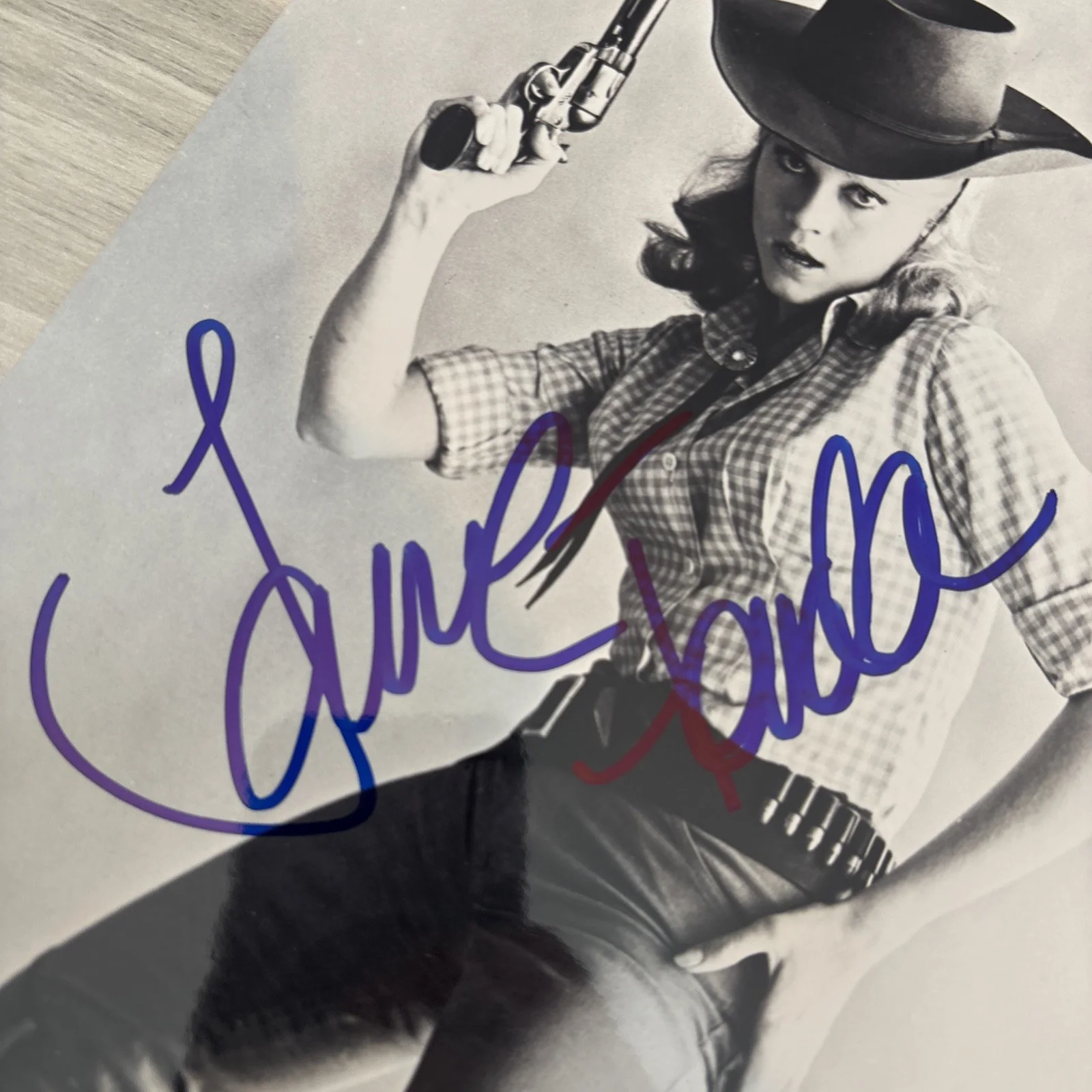 JANE FONDA HAND SIGNED 8x10 PHOTO LEGENDARY ACTRESS SEXY AUTOGRAPHED, изображение 2