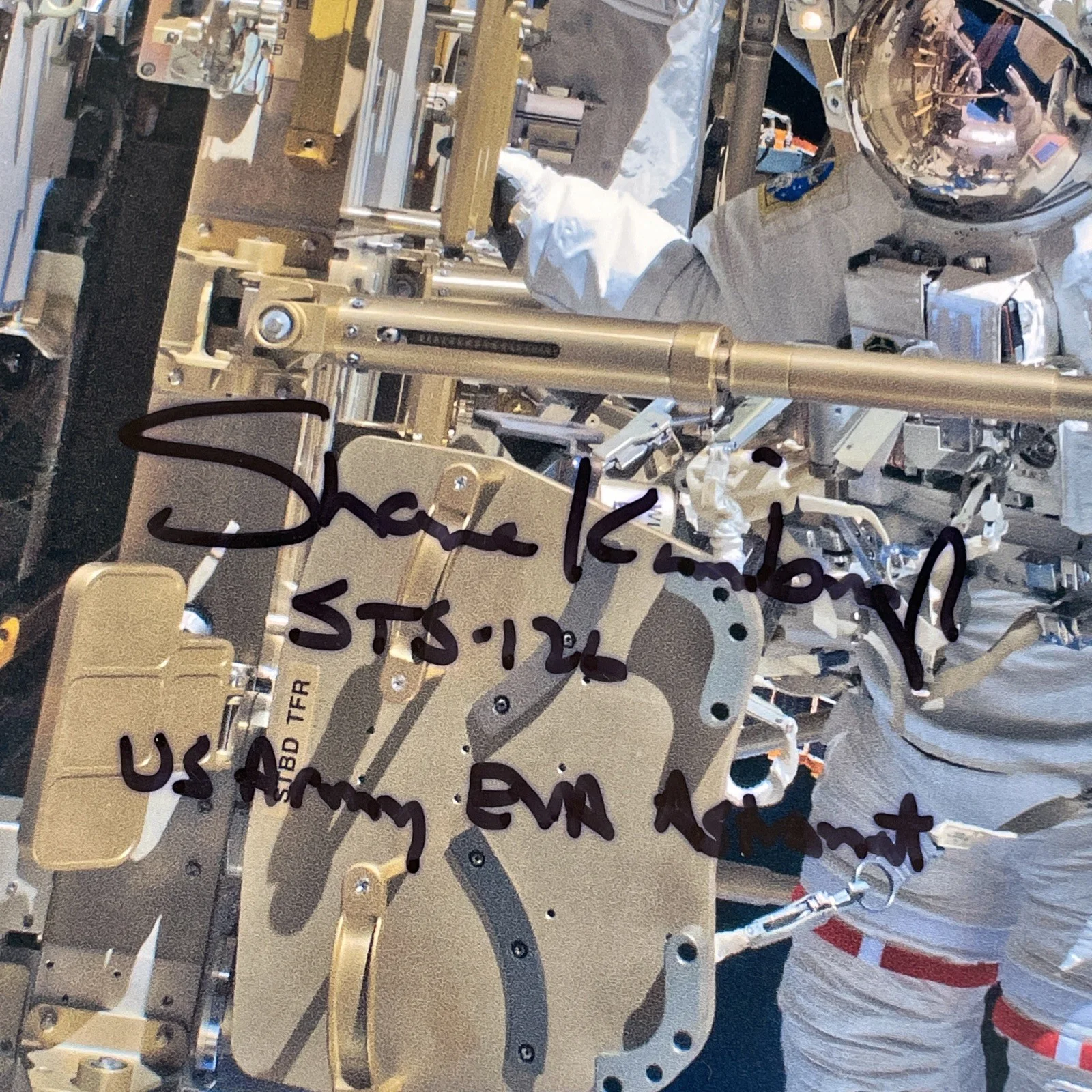 Shane Kimbrough Signed Photograph Spacewalker STS-126 Astronaut Photo, изображение 2