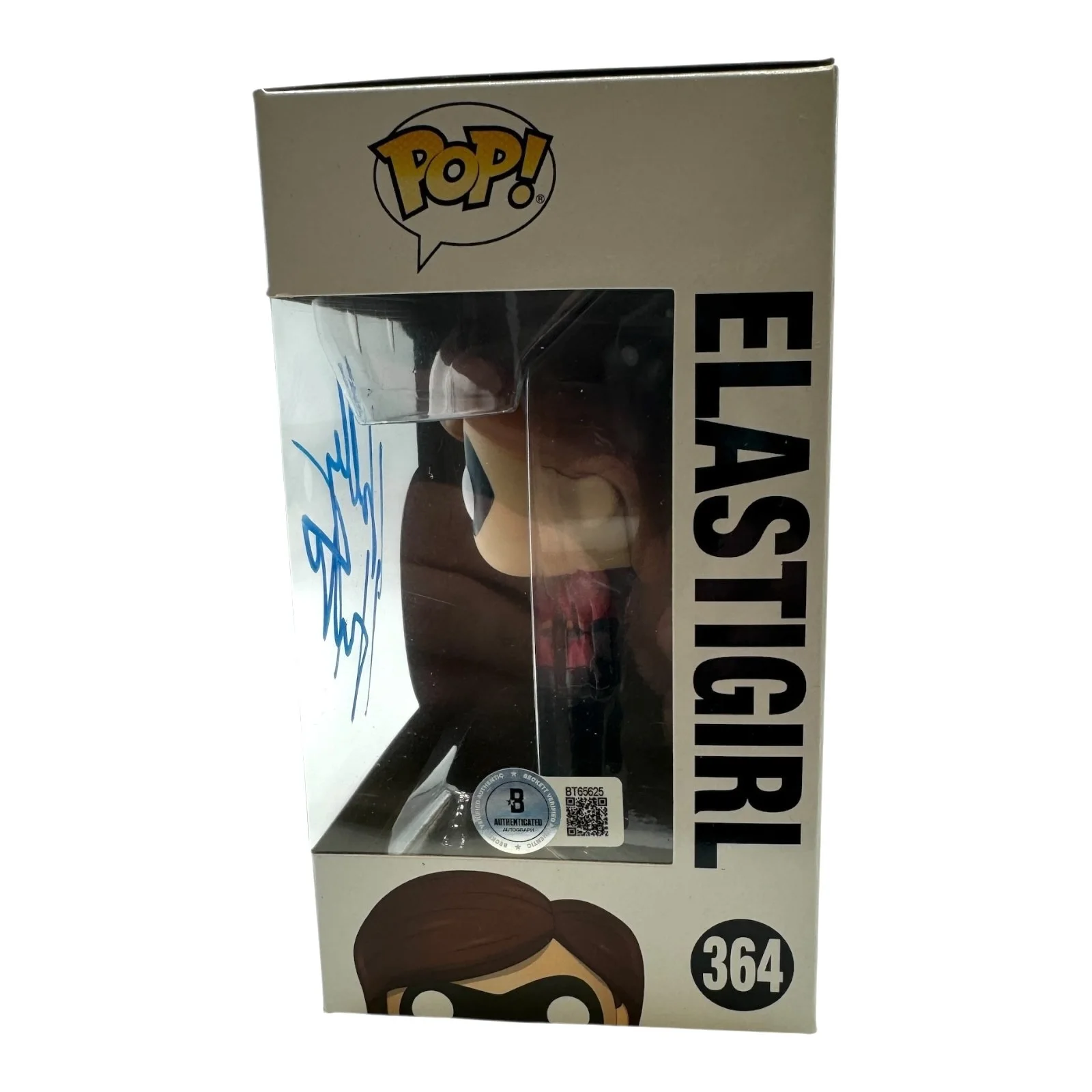 Holly Hunter — Holly Hunter Signed Auto The Incredibles 2 Funko Pop 364 Beckett BAS Elastigirl, image 2
