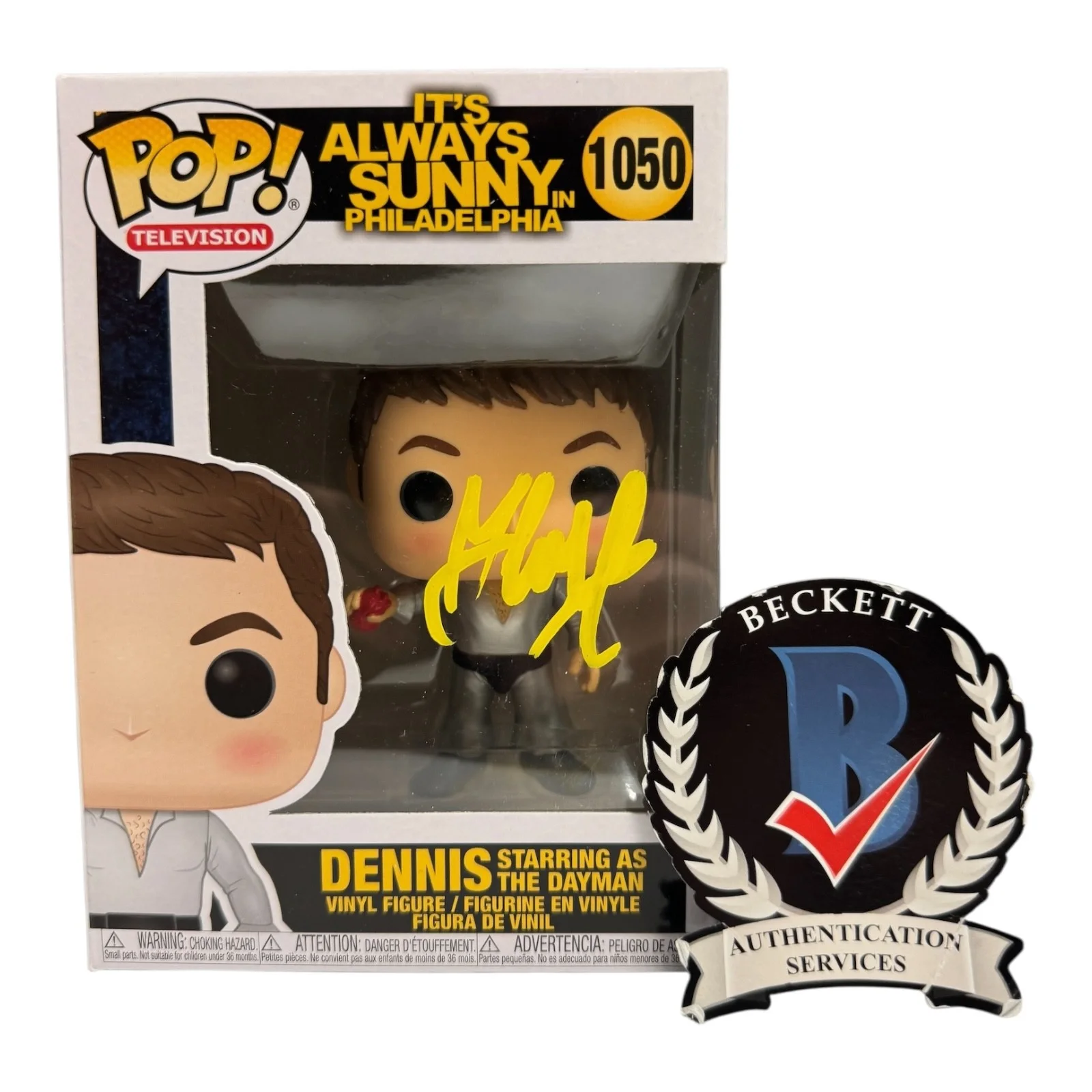 Glenn Howerton — Glenn Howerton Signed Auto It's Always Sunny In Philadelphia Funko Pop 1050 BAS