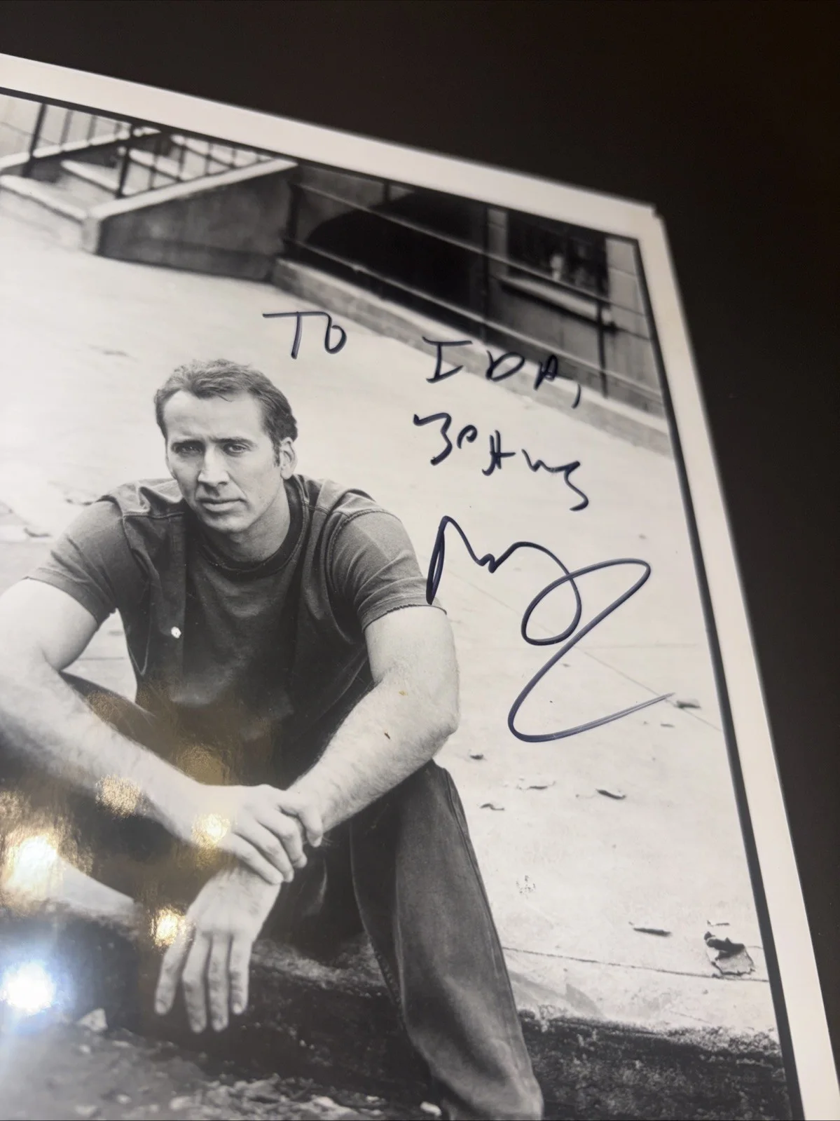 Nicolas Cage — Nicolas Cage Autograph Picture To IDR, image 2