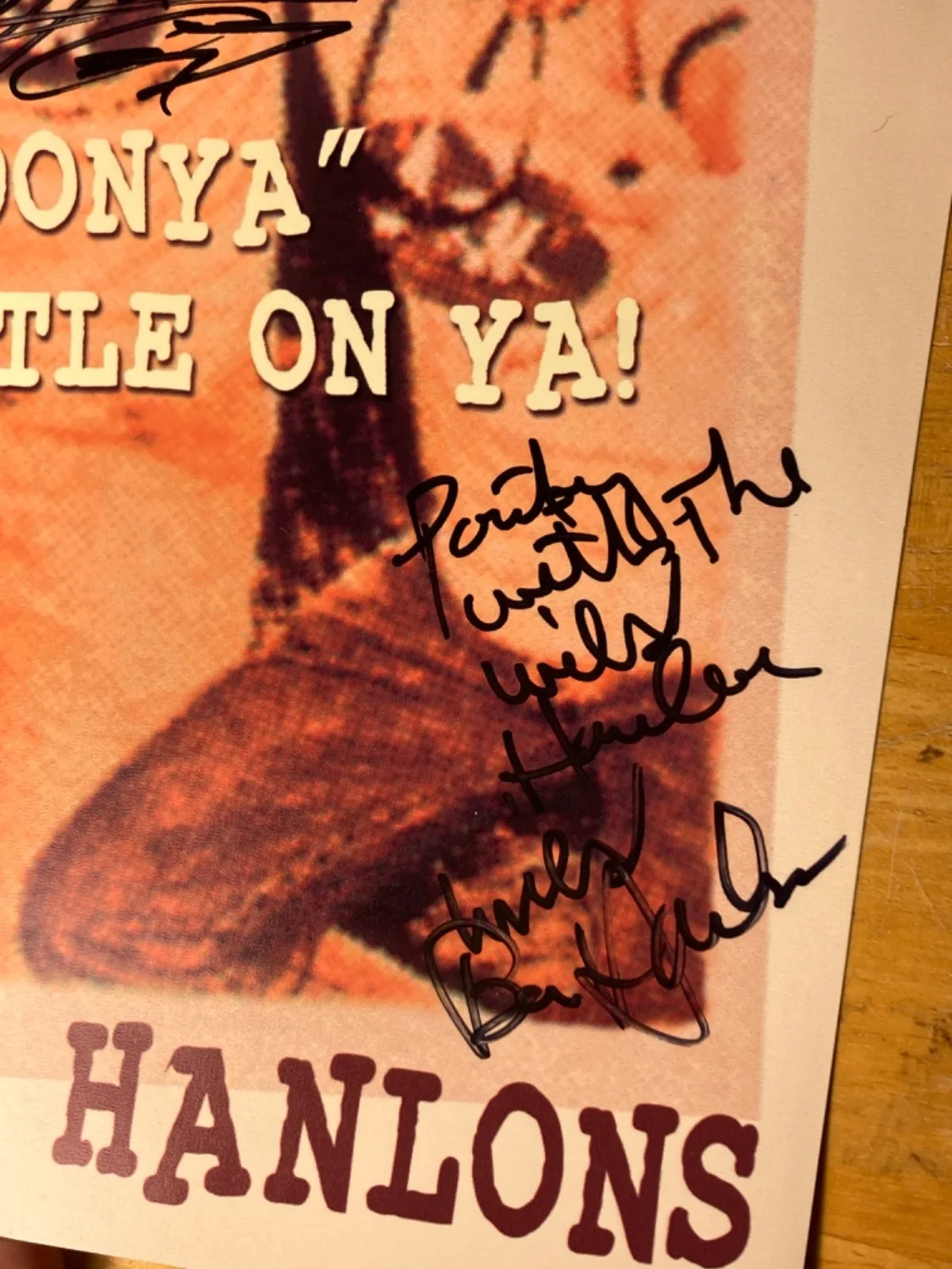 RARE 3x Hand SIGNED Wild Hanlons 8x10 Promo Photo/print NBC Treasure Hunters TV, изображение 5