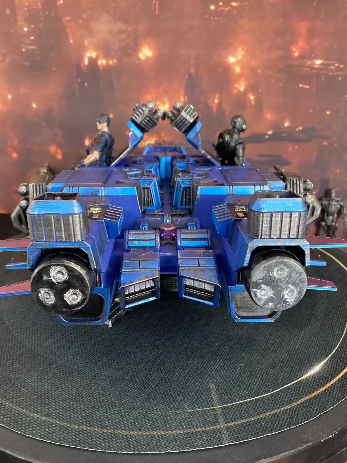 Cinder Veil-9 | Blade Runner Off-World Enforcement Gunship Diorama Tyrell Corp, image 2