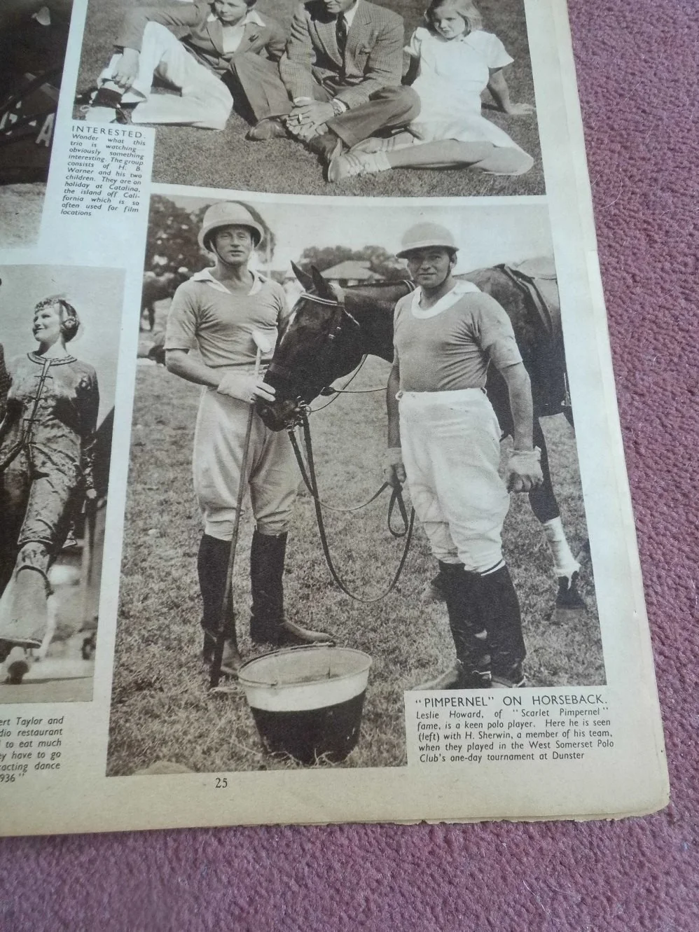 JEAN HARLOW, LESLIE HOWARD, ROCHELLE HUDSON in FILM WEEKLY (1935), изображение 3