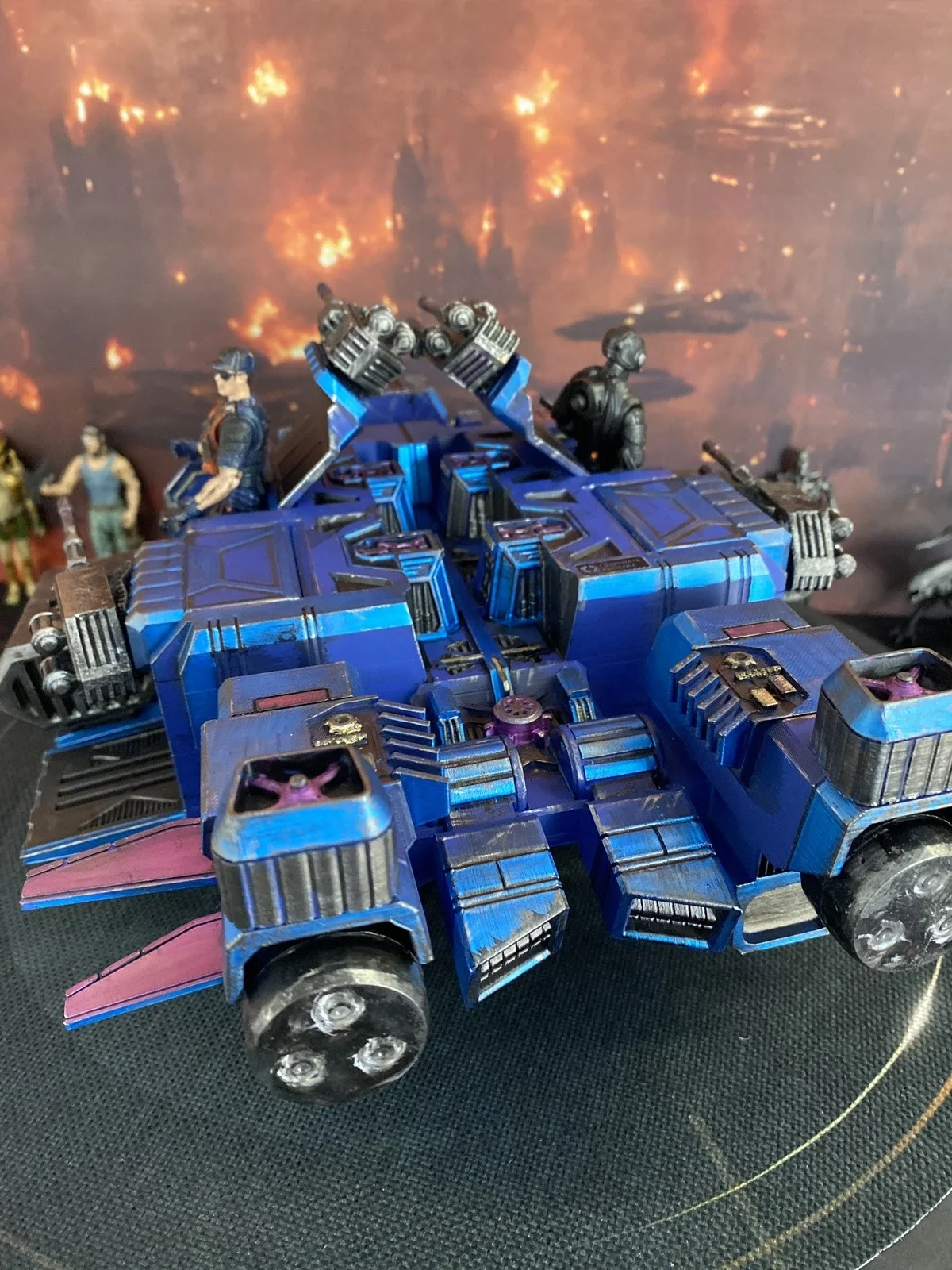 Cinder Veil-9 | Blade Runner Off-World Enforcement Gunship Diorama Tyrell Corp, image 4