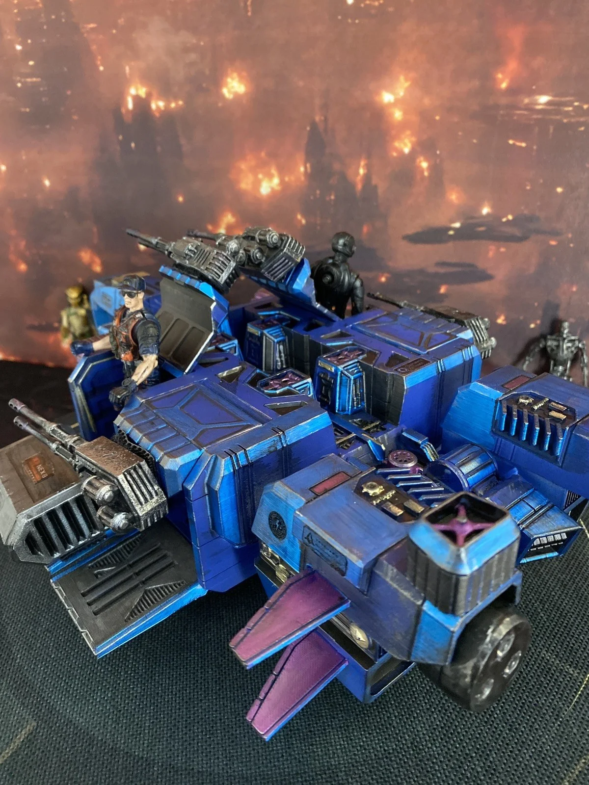 Cinder Veil-9 | Blade Runner Off-World Enforcement Gunship Diorama Tyrell Corp, image 5