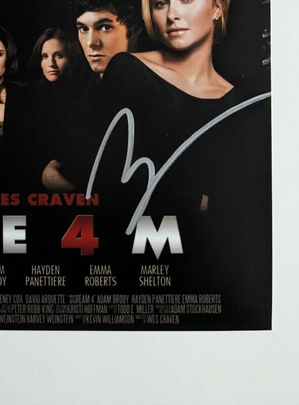 Marley SHELTON Signed Scream 8x10 Movie Photo Hicks Ghostface BAS JSA COA D, изображение 2