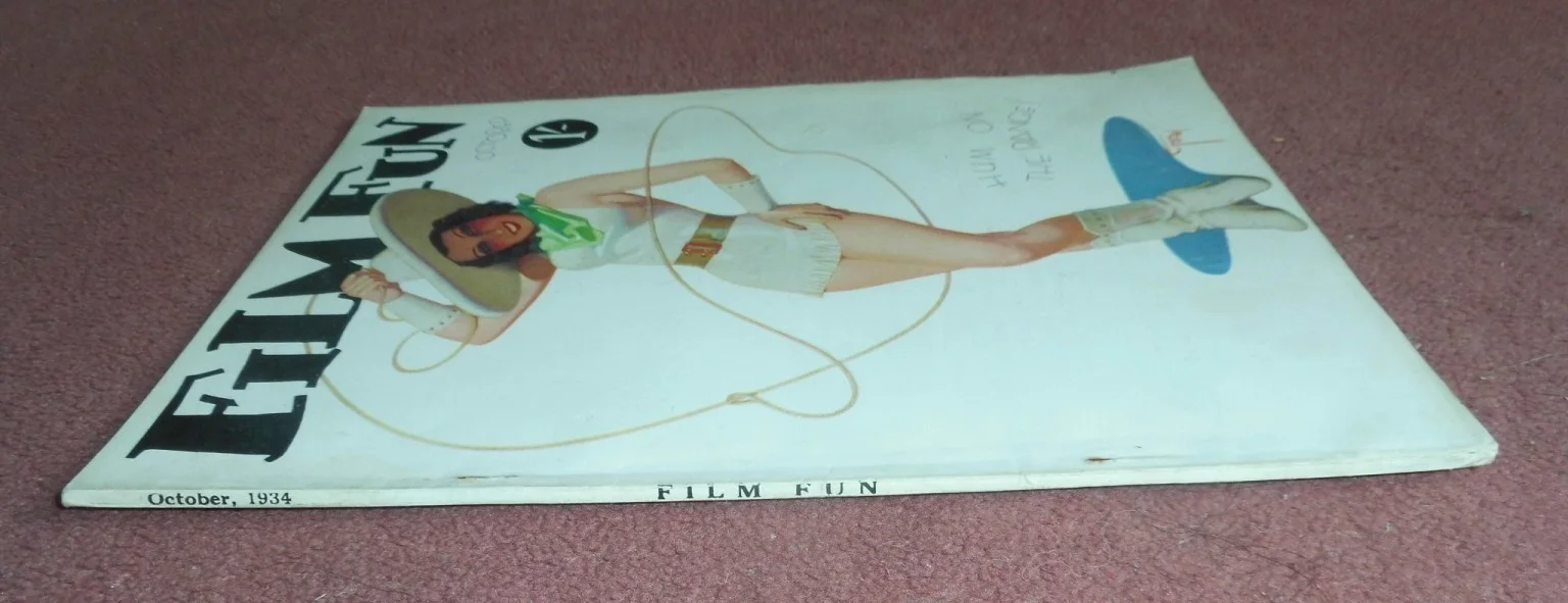 FILM FUN (1934) US mag ENOCH BOLLES COVER; FINE CONDITION (6.0), CAROLE LOMBARD, изображение 4