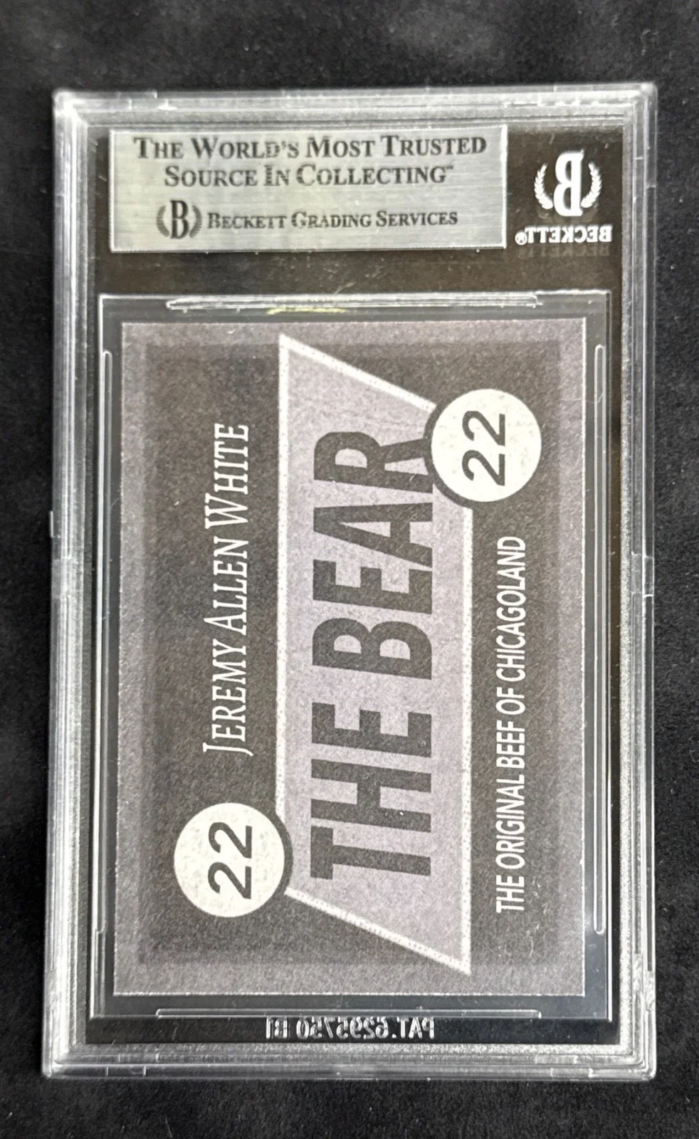 Jeremy Allen White — Jeremy Allen White Signed The Bear Card #22 BAS 00018095754, изображение 2