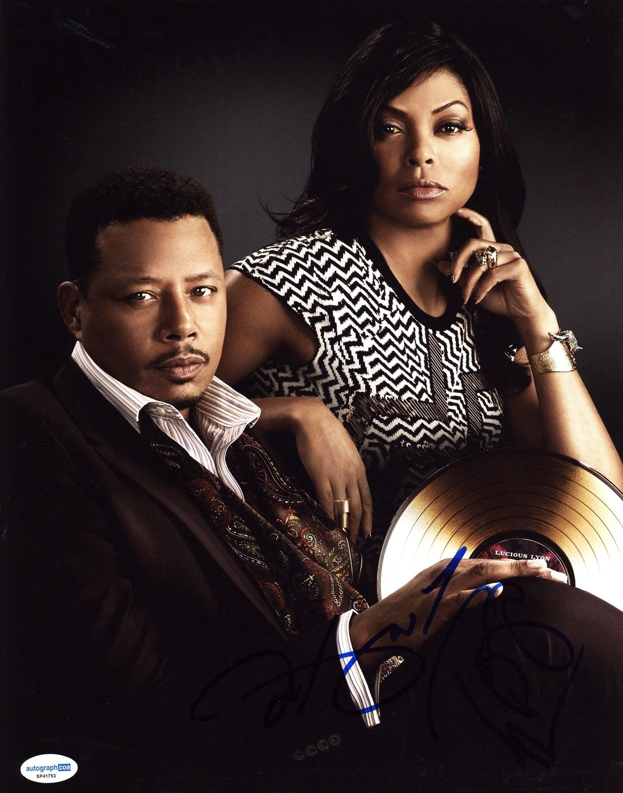 Taraji P. Henson, Terrence Howard — Taraji P. Henson & Terrence Howard "Empire" AUTOGRAPHS Signed 11x14 Photo ACOA