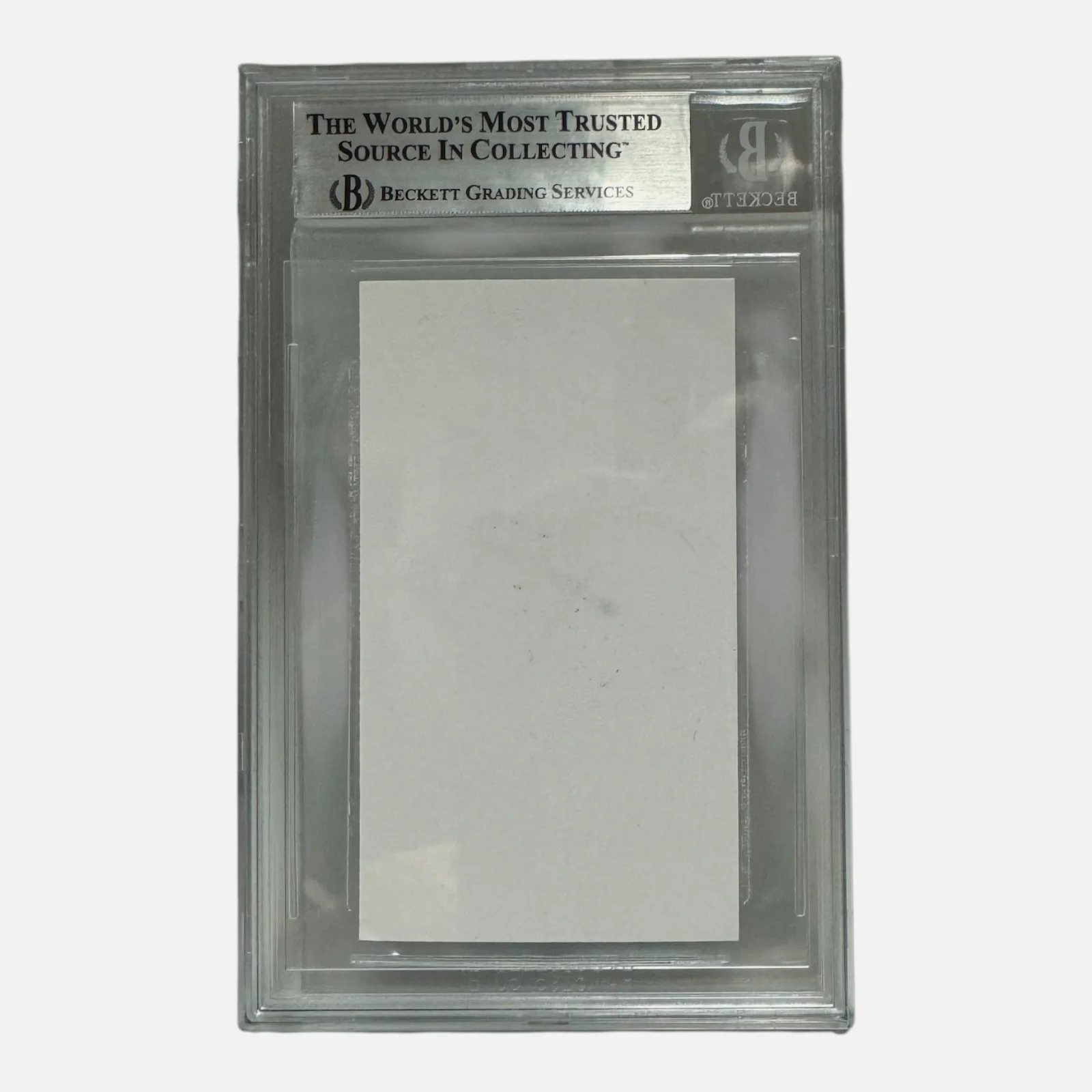 Christian Bale — Christian Bale Signed Autograph Slabbed American Psycho Business Card Beckett, изображение 2